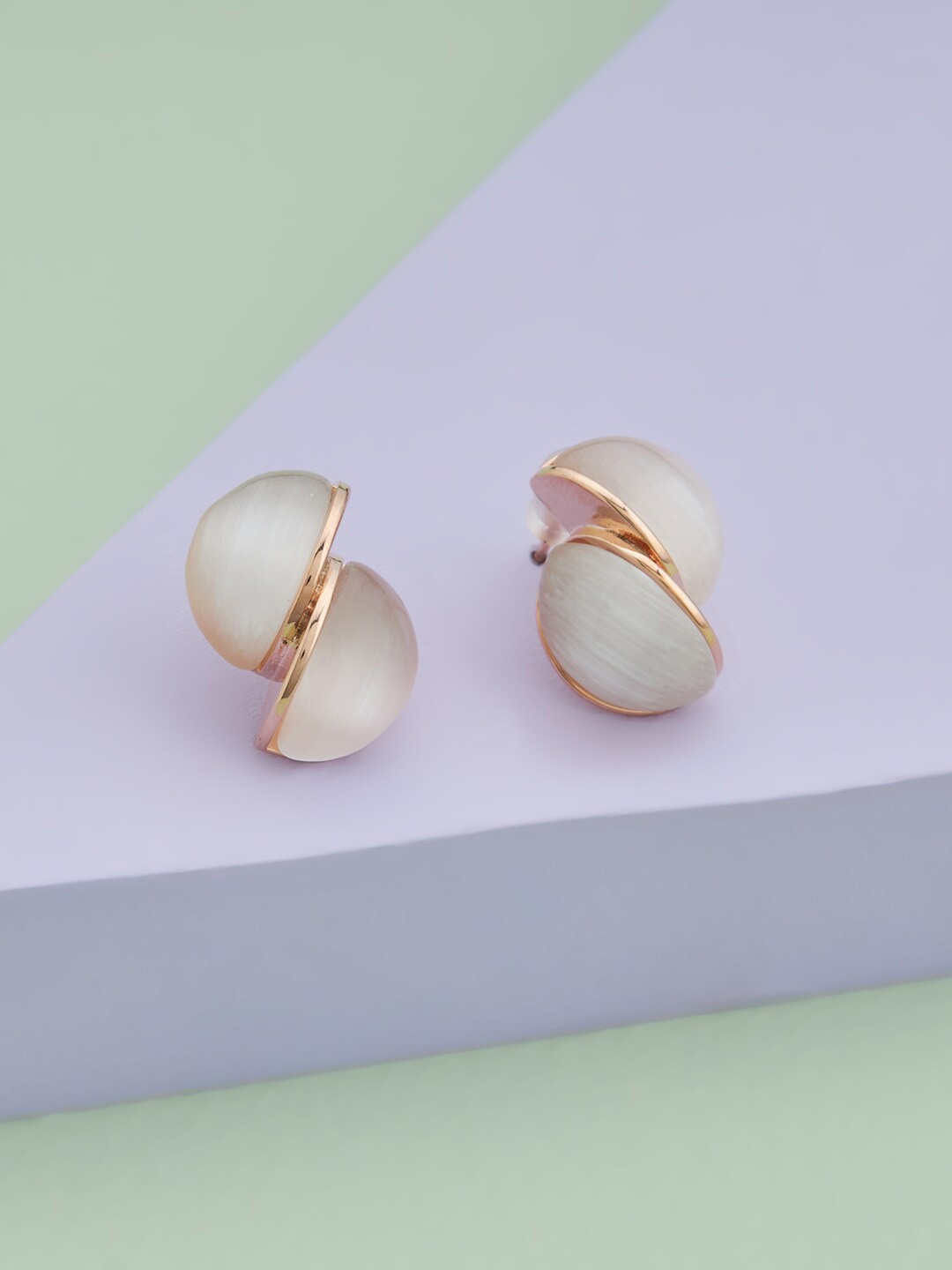 Kushal's Fashion Jewellery Rose Gold-Plated Cubic Zirconia Studded Stud Earrings, White
Kushal's Fashion Jewellery Rose Gold-Plated Cubic Zirconia Studded Stud Earrings, White