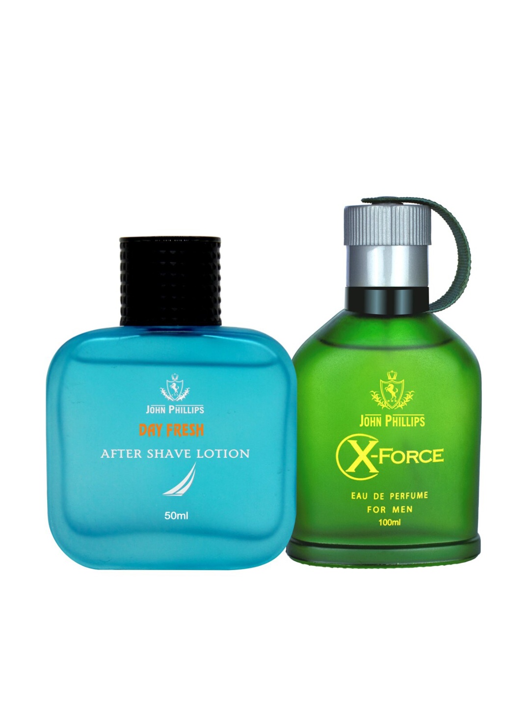 JOHN PHILLIPS Men Set Of Day Fresh After Shave Lotion & X-force Eau De Parfum - 50ml+100ml, Blue
JOHN PHILLIPS Men Set Of Day Fresh After Shave Lotion & X-force Eau De Parfum - 50ml+100ml, Blue