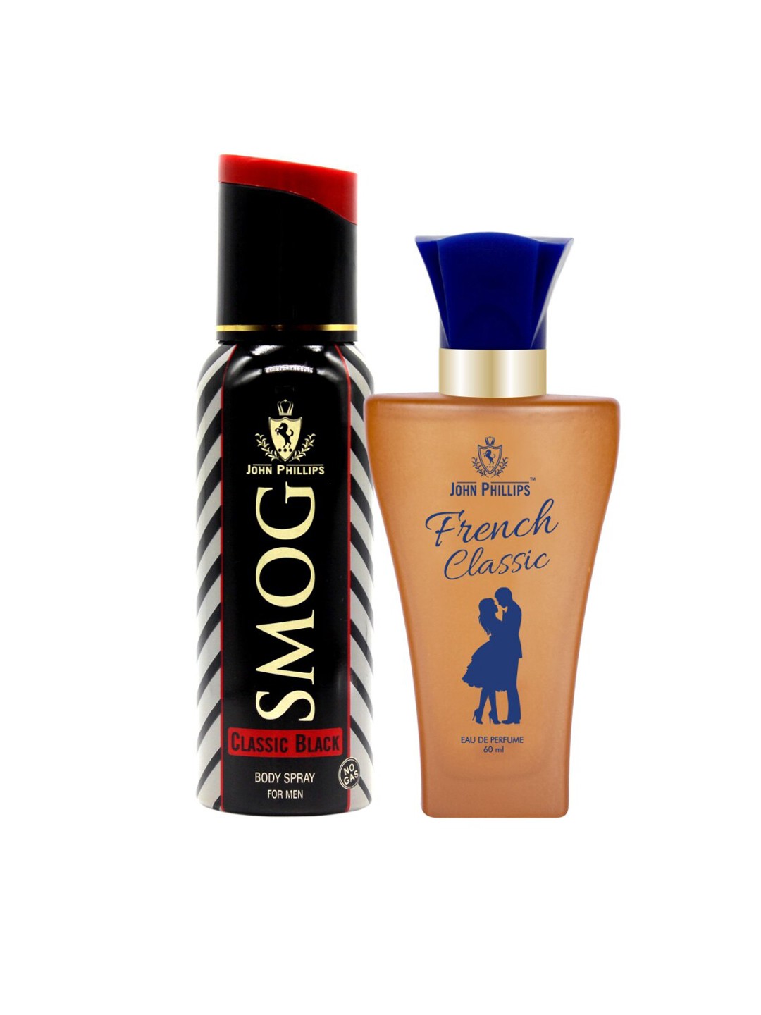 JOHN PHILLIPS Set of French Classic EDP 60ml & Men Smog Classic Black Deodorant 120ml
JOHN PHILLIPS Set of French Classic EDP 60ml & Men Smog Classic Black Deodorant 120ml