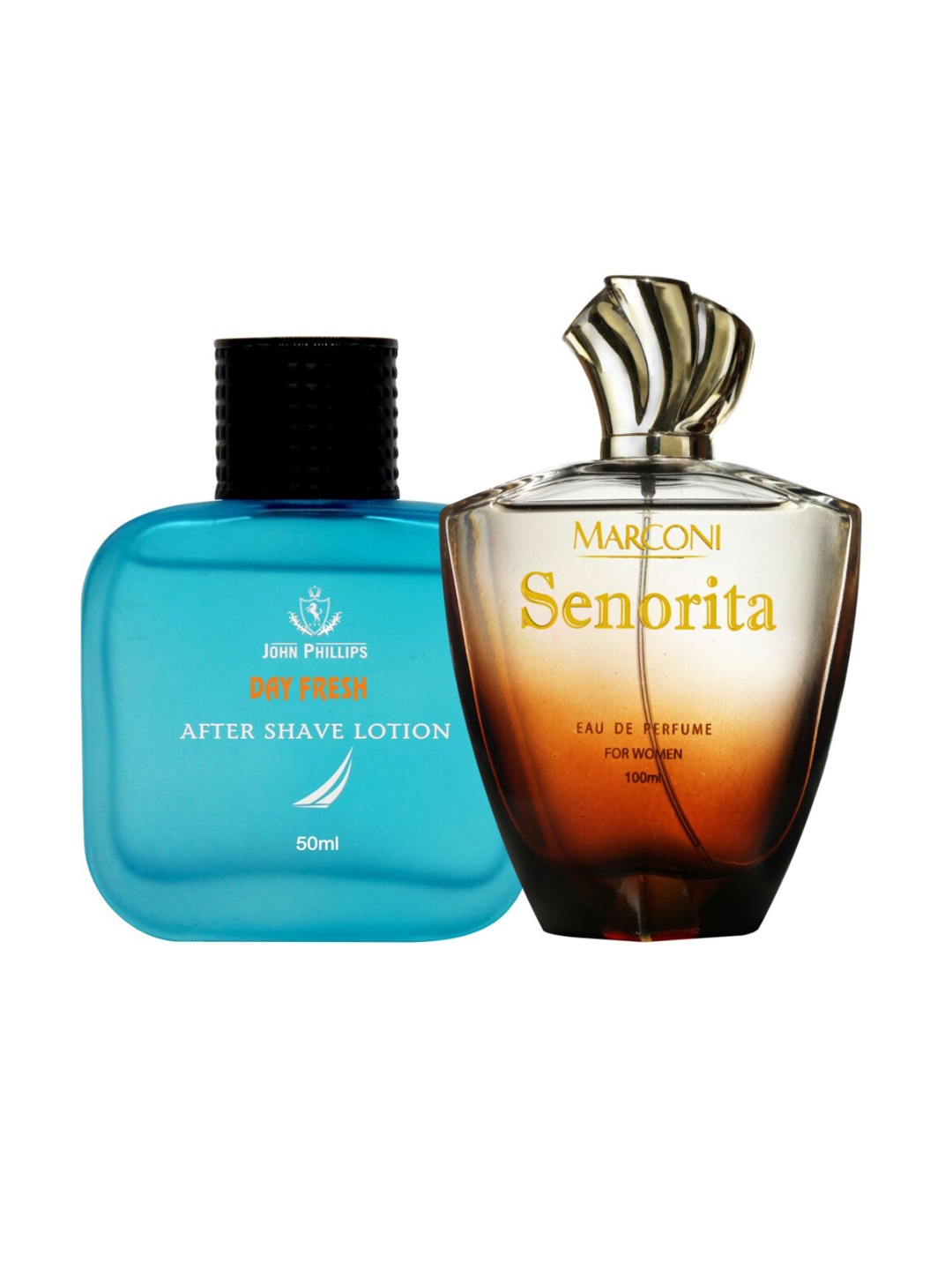 JOHN PHILLIPS Men Pack of 2 Eau De French Perfume + After Shave Lotion-50ml+100ml, Blue
JOHN PHILLIPS Men Pack of 2 Eau De French Perfume + After Shave Lotion-50ml+100ml, Blue