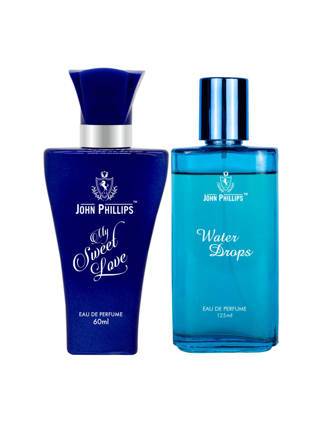 JOHN PHILLIPS My Sweet Love & Water Drops Pack of 2 Long Lasting Eau De Parfum, Blue
JOHN PHILLIPS My Sweet Love & Water Drops Pack of 2 Long Lasting Eau De Parfum, Blue
