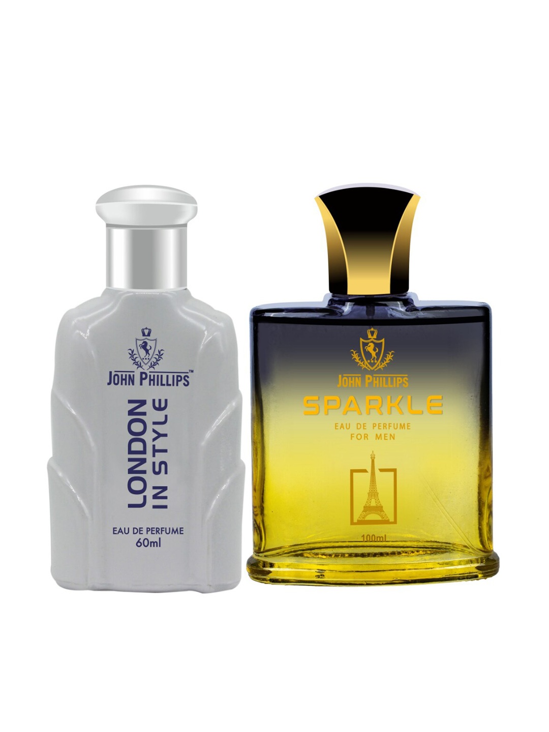 JOHN PHILLIPS Set of 2 Eau De Parfum - London In Style 60 ml & Men Sparkle 100 ml, Grey
JOHN PHILLIPS Set of 2 Eau De Parfum - London In Style 60 ml & Men Sparkle 100 ml, Grey