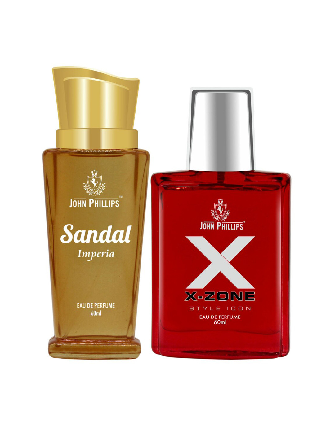 JOHN PHILLIPS Set Of 2 Sandalwood Eau De Perfume & XX-Zone Eau De Perfume - 60ml Each, Red
JOHN PHILLIPS Set Of 2 Sandalwood Eau De Perfume & XX-Zone Eau De Perfume - 60ml Each, Red