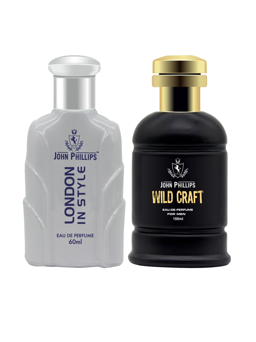 JOHN PHILLIPS Set Of 2 London In Style 60 ml & Wildcraft Long Lasting Eau De Parfum 100 ml, Black
JOHN PHILLIPS Set Of 2 London In Style 60 ml & Wildcraft Long Lasting Eau De Parfum 100 ml, Black