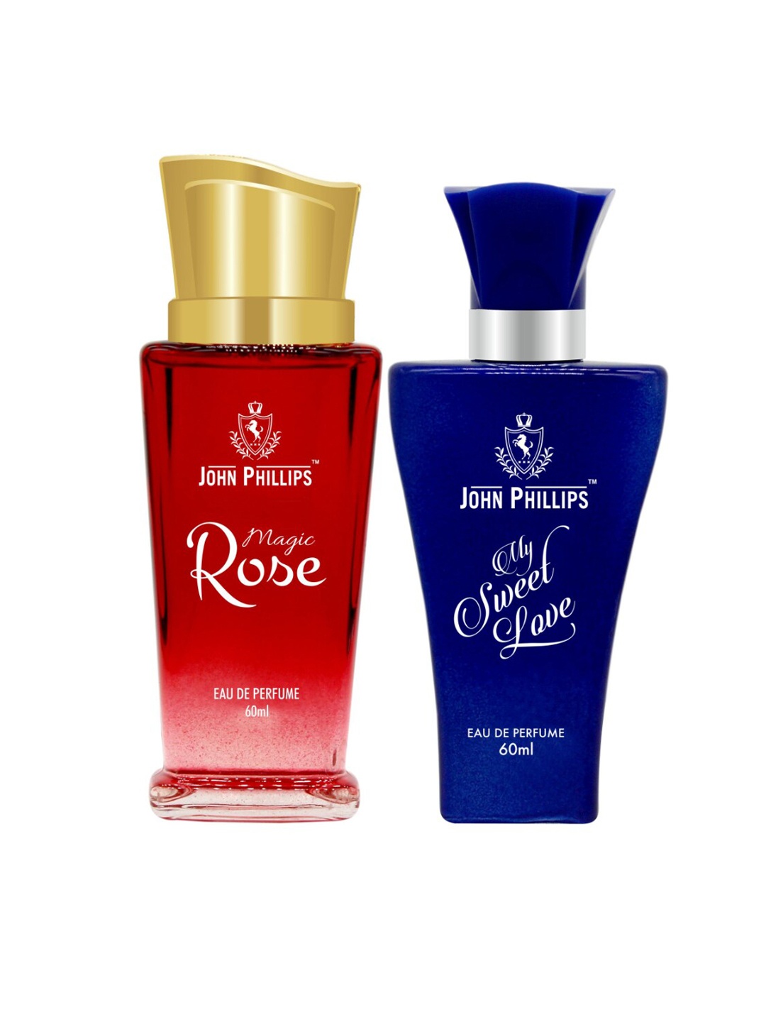 JOHN PHILLIPS Set Of 2 Magic Rose & My Sweet Love Long Lasting Eau De Parfum 60 ml Each, Red
JOHN PHILLIPS Set Of 2 Magic Rose & My Sweet Love Long Lasting Eau De Parfum 60 ml Each, Red