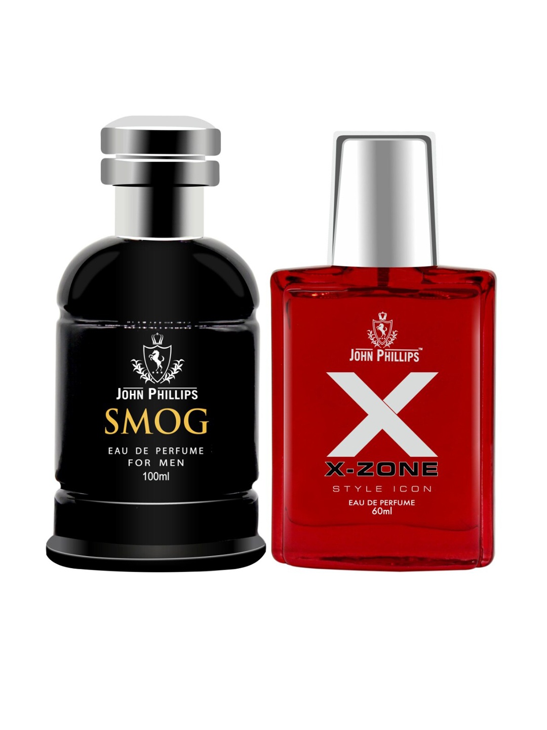 JOHN PHILLIPS Set Of 2 Eau De Parfum - Men Smog 100ml & XX-Zone Style Icon 60ml, Red
JOHN PHILLIPS Set Of 2 Eau De Parfum - Men Smog 100ml & XX-Zone Style Icon 60ml, Red