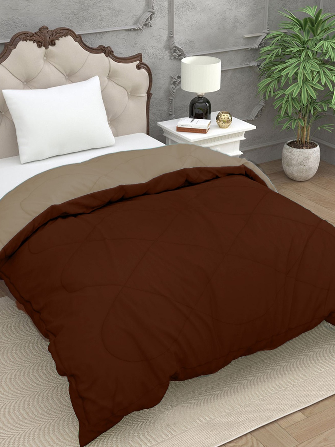 Sleeping Owls- because your sleep matters Taupe & Coffee Brown AC Room 150 GSM Single Bed Comforter
Sleeping Owls- because your sleep matters Taupe & Coffee Brown AC Room 150 GSM Single Bed Comforter
