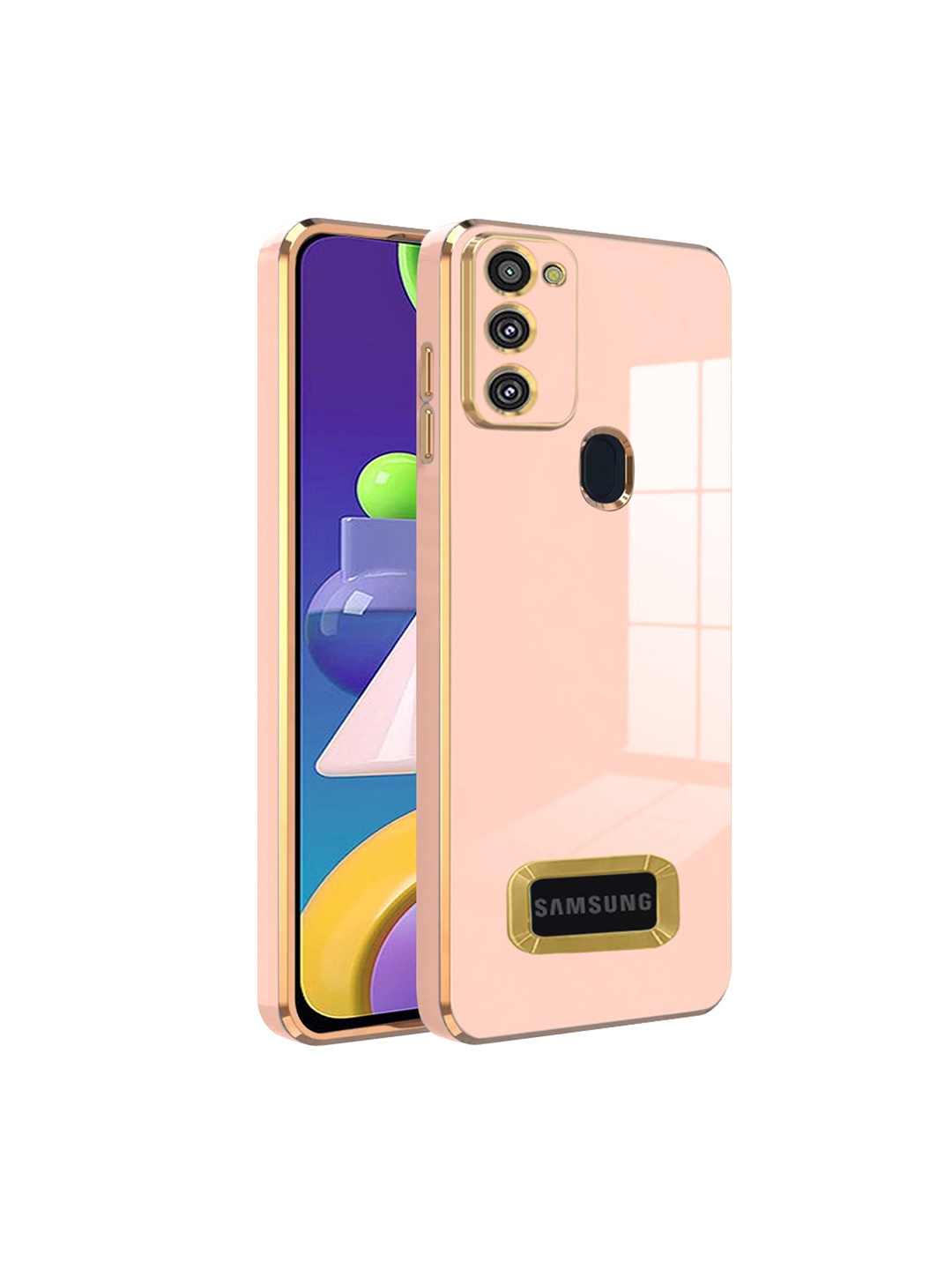 Karwan Samsung M21 Phone Back Cover, Peach