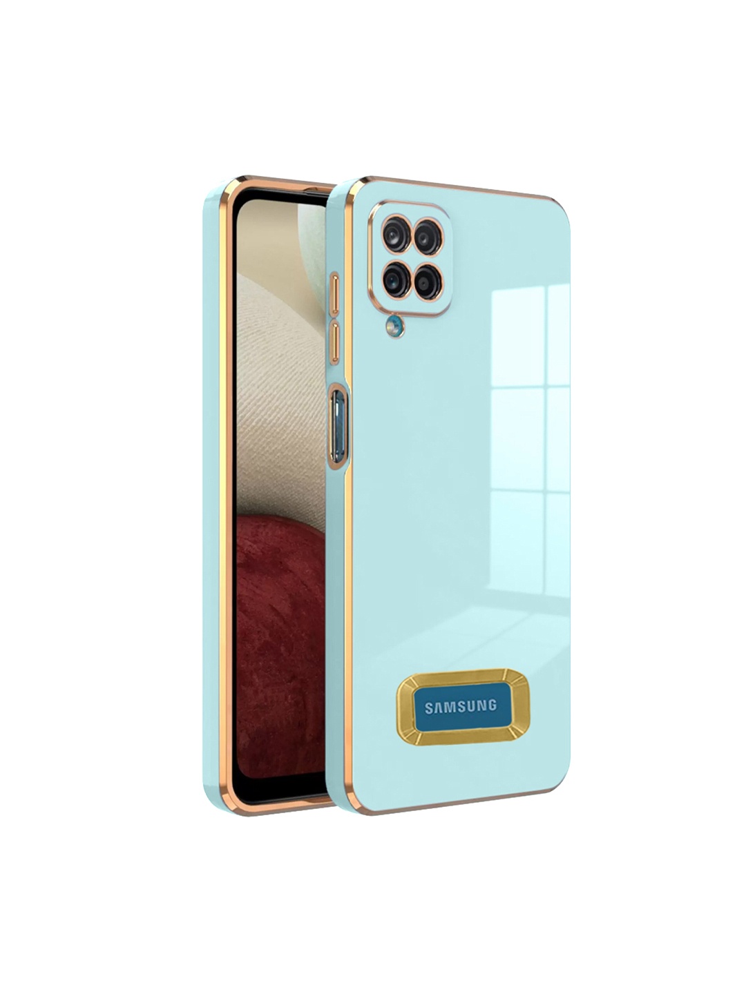 Karwan Camera Protection Samsung A12 Back Case, Blue