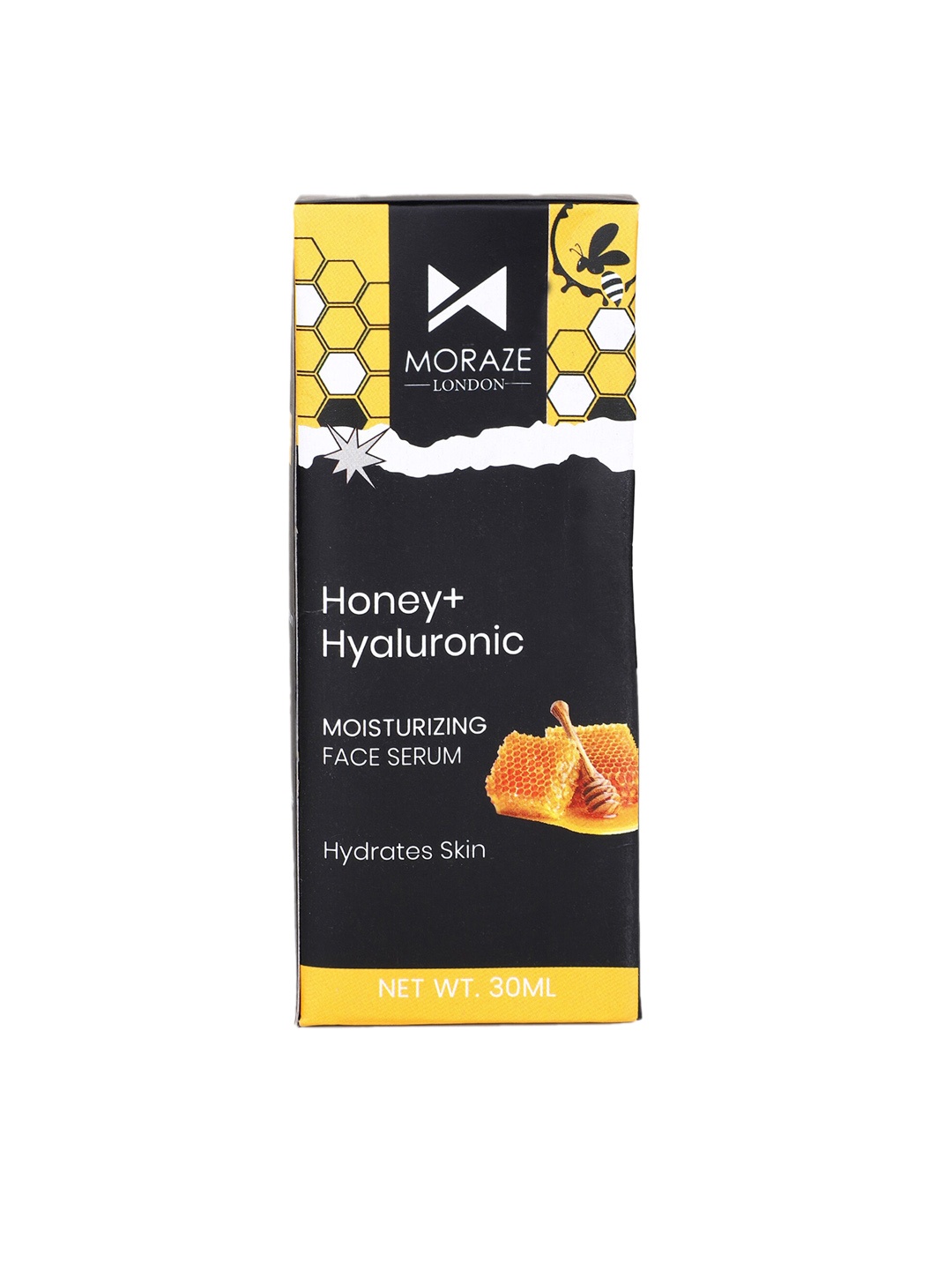 Moraze Honey & Hyaluronic Moisturizing Face Serum with Pure Ascorbic Acid - 30 ml, Black
Moraze Honey & Hyaluronic Moisturizing Face Serum with Pure Ascorbic Acid - 30 ml, Black