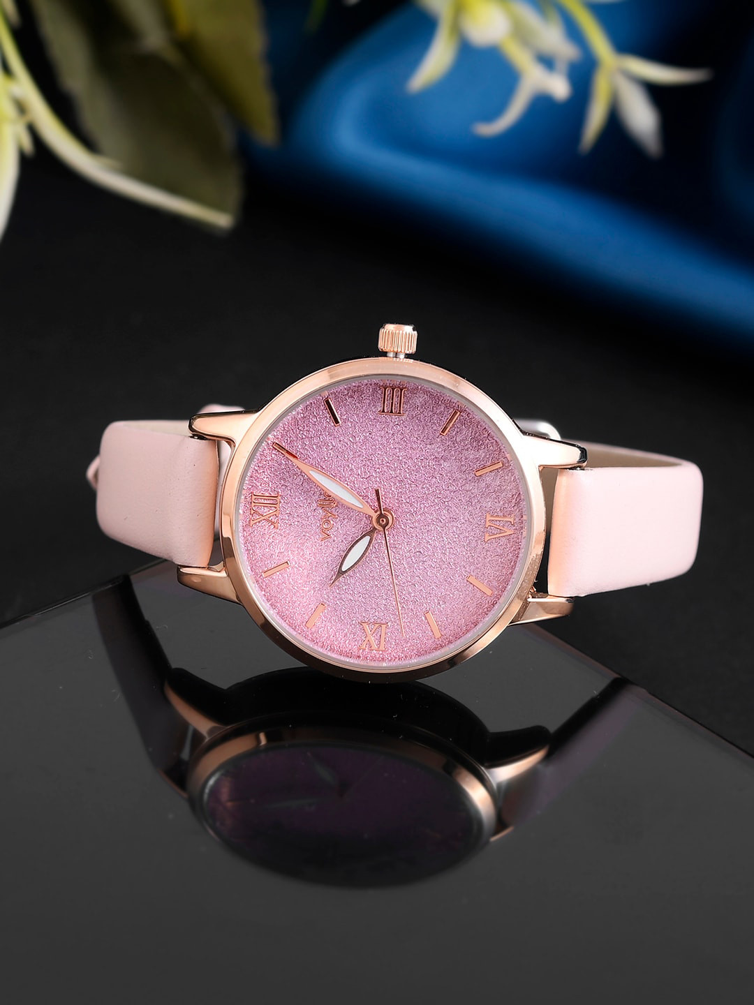 Voylla Women Dial & Leather Bracelet Style Straps Analogue Watch 8905124489996, Pink
Voylla Women Dial & Leather Bracelet Style Straps Analogue Watch 8905124489996, Pink