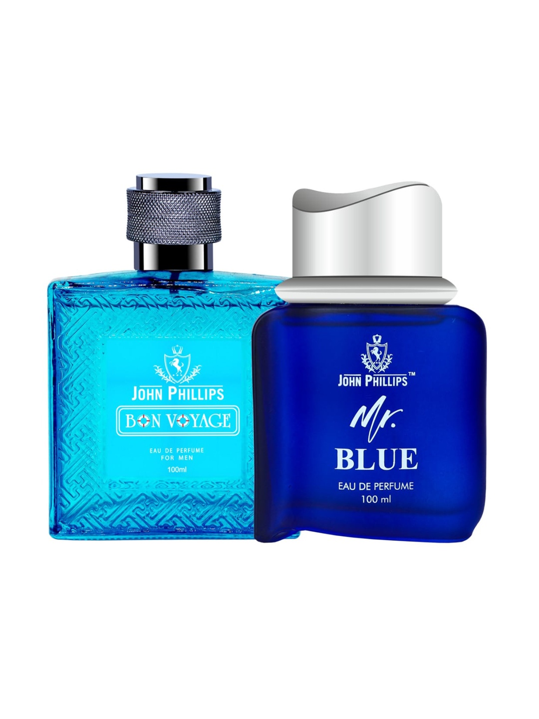 JOHN PHILLIPS Bon Voyage & Mr Blue Set Of 2 Long Lasting Eau De Parfum 100 ml Each
JOHN PHILLIPS Bon Voyage & Mr Blue Set Of 2 Long Lasting Eau De Parfum 100 ml Each