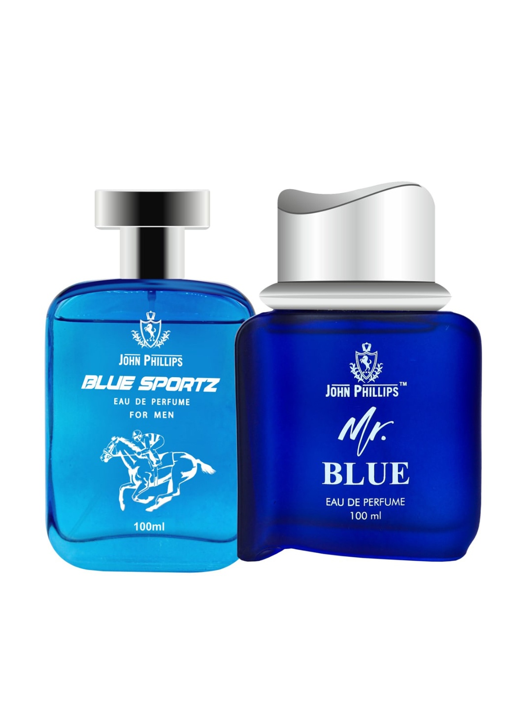 JOHN PHILLIPS Blue Sportz & Mr. Blue Set Of 2 Long Lasting Eau De Parfum 100 ml Each
JOHN PHILLIPS Blue Sportz & Mr. Blue Set Of 2 Long Lasting Eau De Parfum 100 ml Each