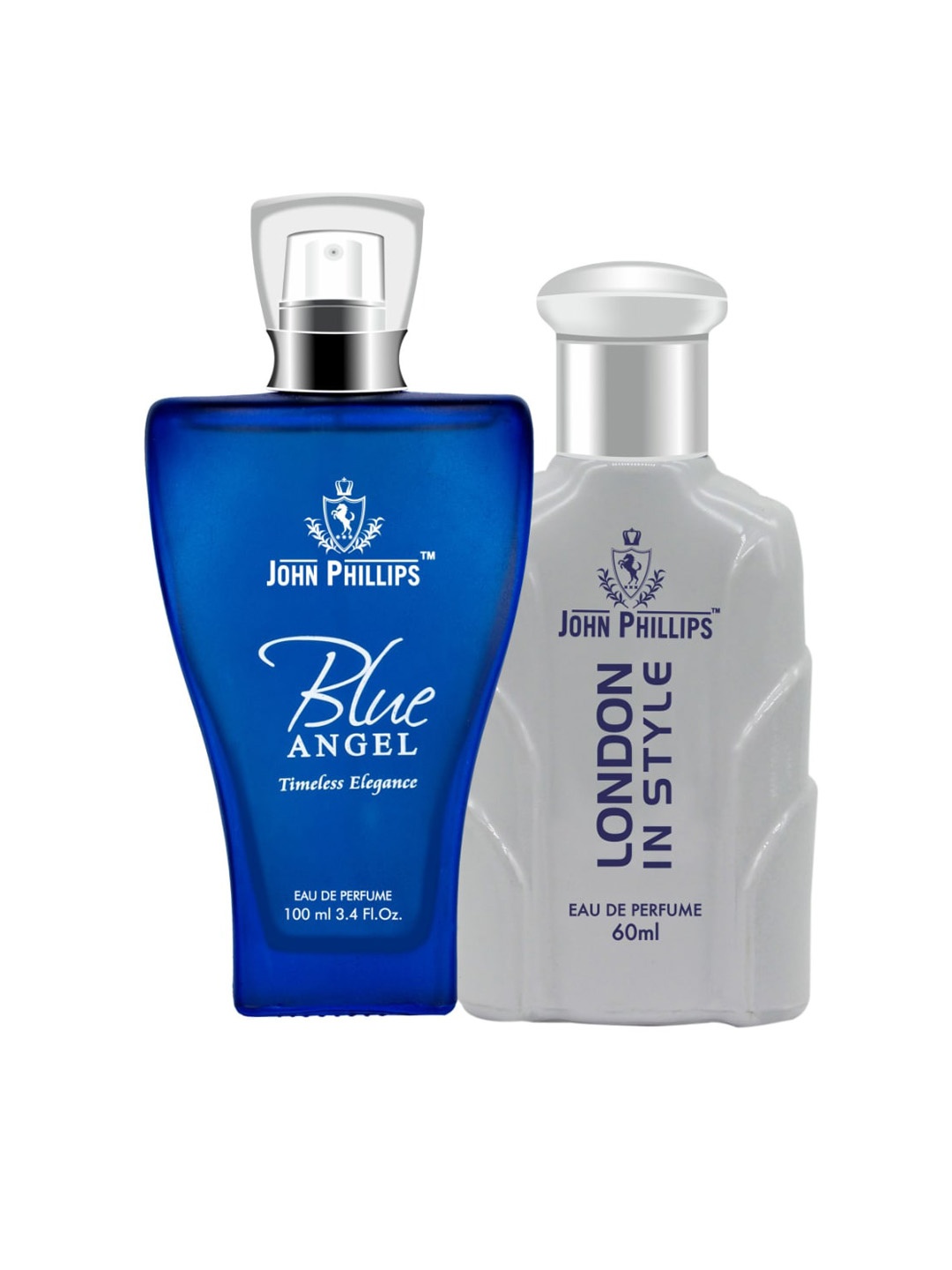 JOHN PHILLIPS Set Of 2 Blue Angel Eau De Perfume & London In Style Eau De Perfume, Grey
JOHN PHILLIPS Set Of 2 Blue Angel Eau De Perfume & London In Style Eau De Perfume, Grey