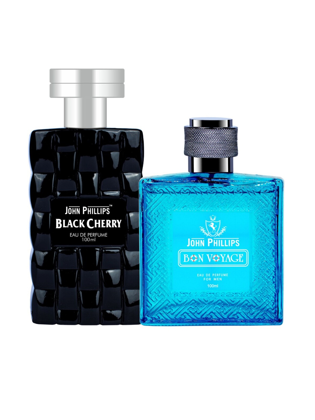 JOHN PHILLIPS Set Of 2 Black Cherry Eau De Perfume & Bon Voyage Eau De Perfume 100ml Each, Blue
JOHN PHILLIPS Set Of 2 Black Cherry Eau De Perfume & Bon Voyage Eau De Perfume 100ml Each, Blue