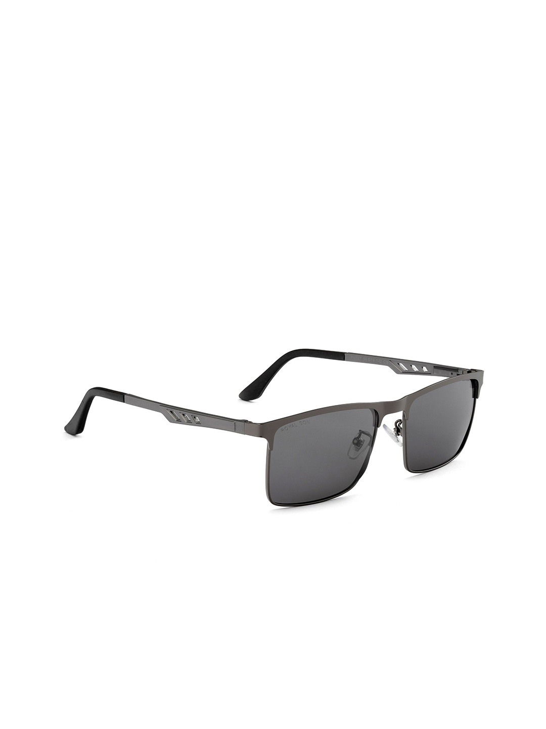 ROYAL SON Men Rectangle Sunglasses with Polarised and UV Protected Lens CHI00130-C2, Black
ROYAL SON Men Rectangle Sunglasses with Polarised and UV Protected Lens CHI00130-C2, Black