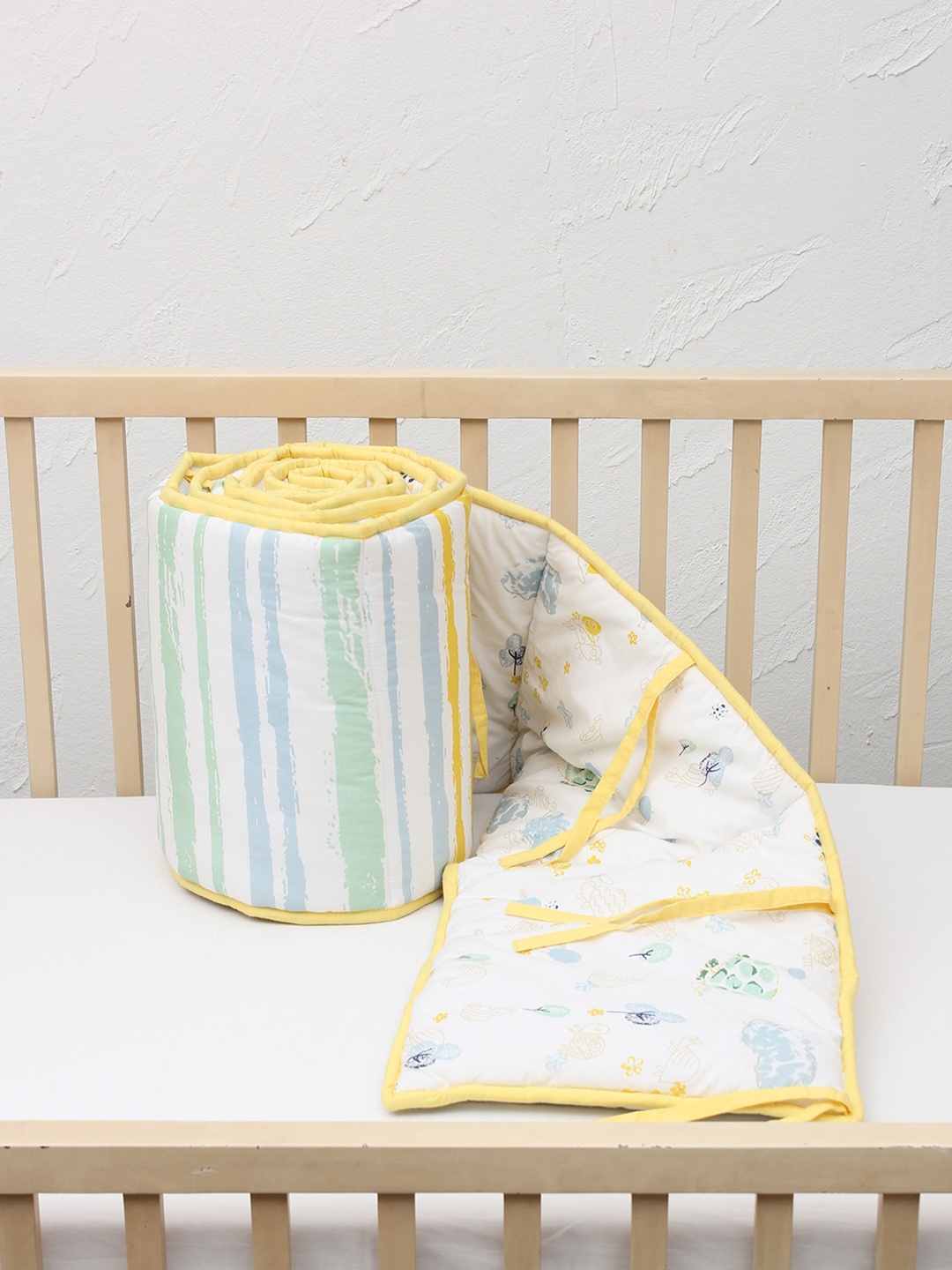 House This Kids Tortoise Finds His Home Pure Cotton Sided Cradle Bumper Cover, Blue
House This Kids Tortoise Finds His Home Pure Cotton Sided Cradle Bumper Cover, Blue