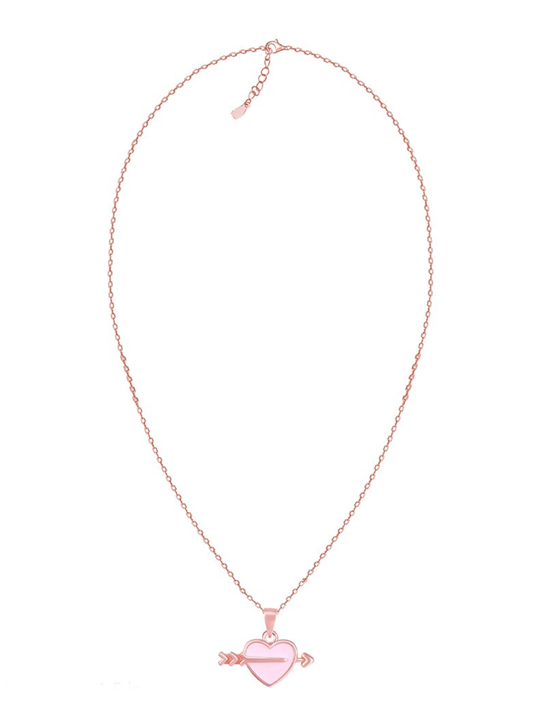 GIVA 925 Sterling Silver Rose Gold-Plated Stone-Studded & Rapture-Charm Pendant With Chain
GIVA 925 Sterling Silver Rose Gold-Plated Stone-Studded & Rapture-Charm Pendant With Chain