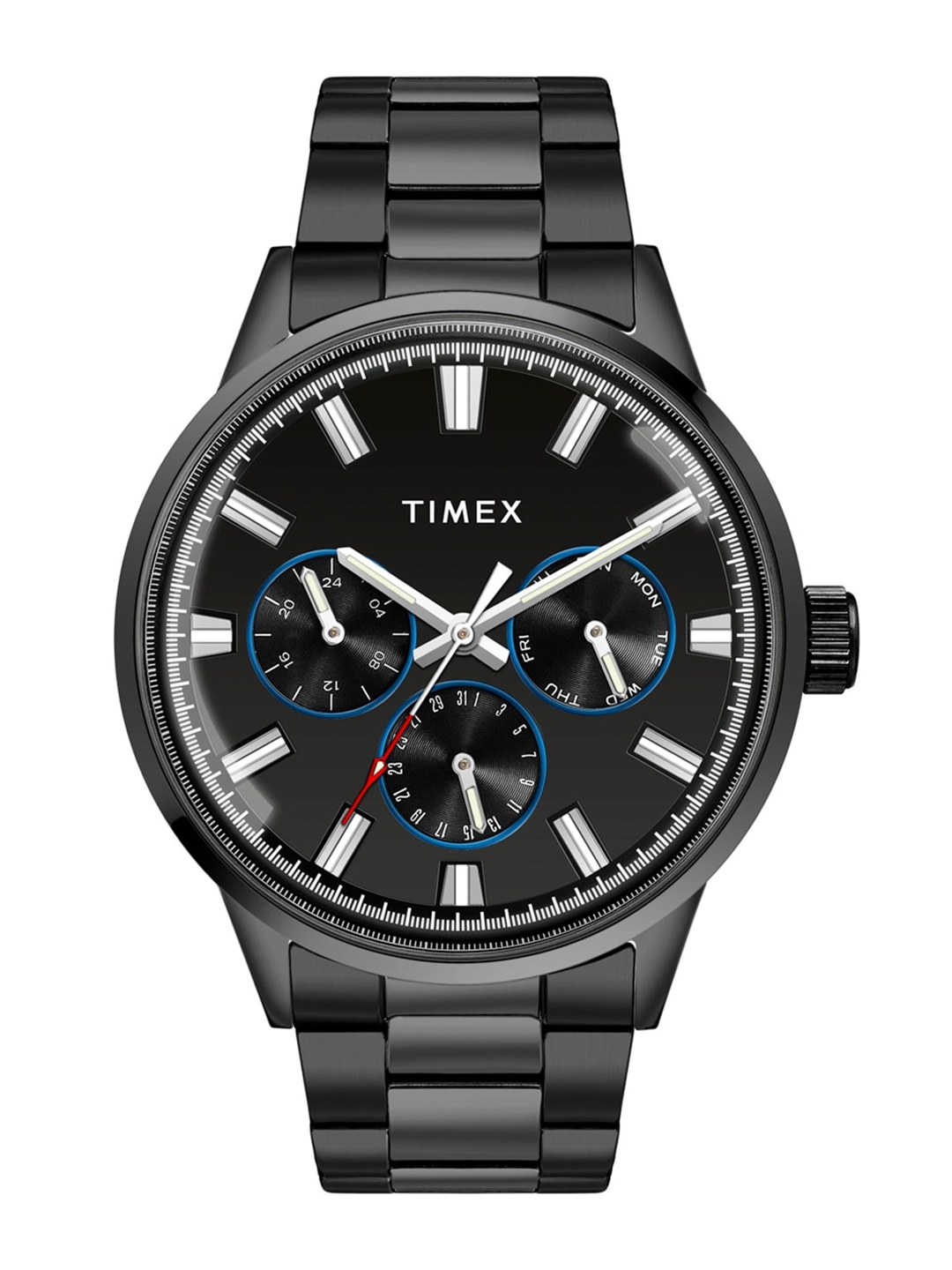 Timex Men Brass Dial & Stainless Steel Bracelet Style Straps Analogue Watch TWEG19911, Black
Timex Men Brass Dial & Stainless Steel Bracelet Style Straps Analogue Watch TWEG19911, Black