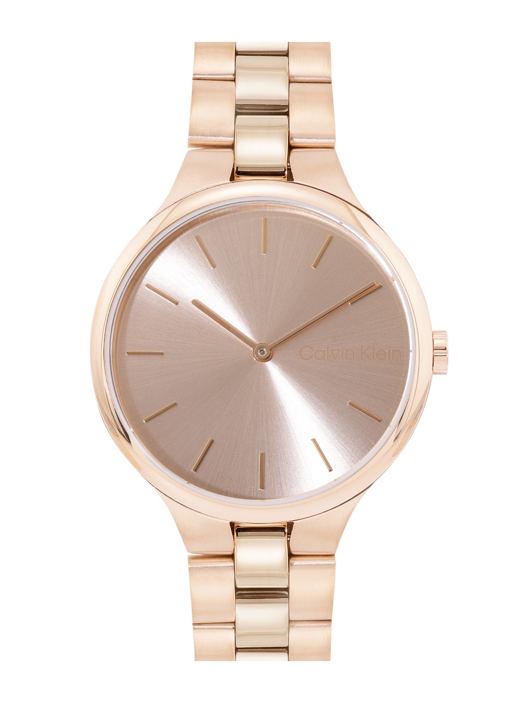 Calvin Klein Women Linked Stainless Steel Bracelet Style Strap Analogue Watch 25200125, Rose gold
Calvin Klein Women Linked Stainless Steel Bracelet Style Strap Analogue Watch 25200125, Rose gold