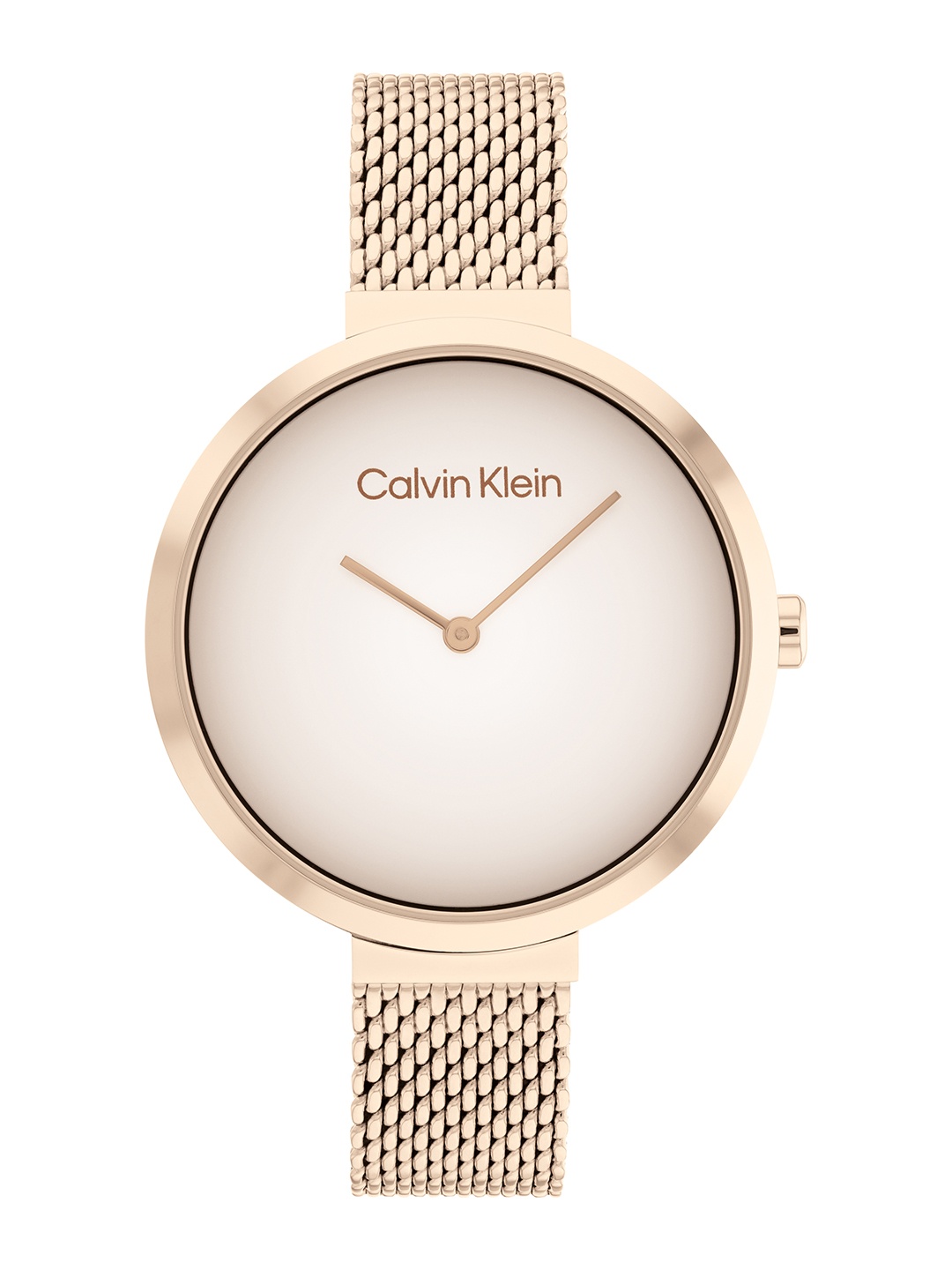 Calvin Klein Women Solid Stainless Steel Bracelet Style Strap Analogue Watch 25200080, Peach
Calvin Klein Women Solid Stainless Steel Bracelet Style Strap Analogue Watch 25200080, Peach