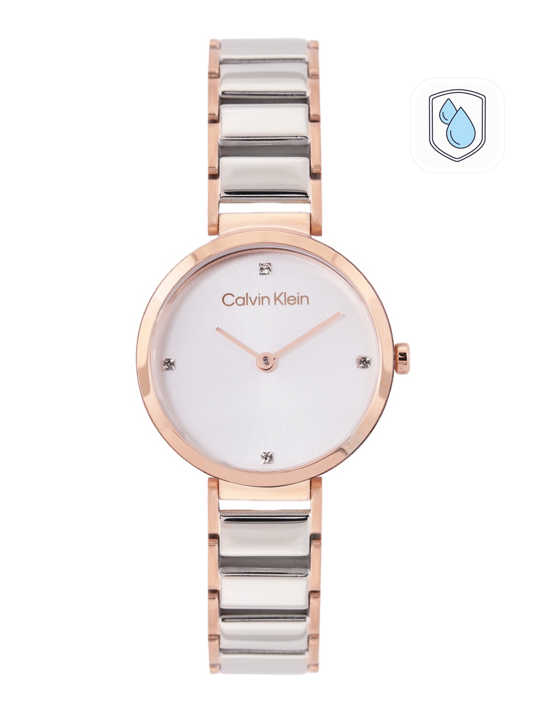 Calvin Klein Women Minimalistic T Bar Embellished Stainless Steel Analogue Watch 25200139, White
Calvin Klein Women Minimalistic T Bar Embellished Stainless Steel Analogue Watch 25200139, White