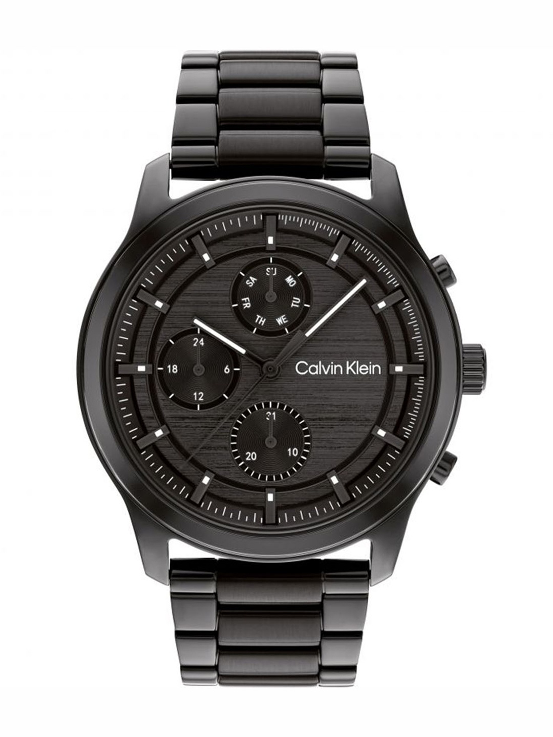 Calvin Klein Men Stainless Steel Bracelet Style Analogue Multi Function Watch 25200209, Black
Calvin Klein Men Stainless Steel Bracelet Style Analogue Multi Function Watch 25200209, Black
