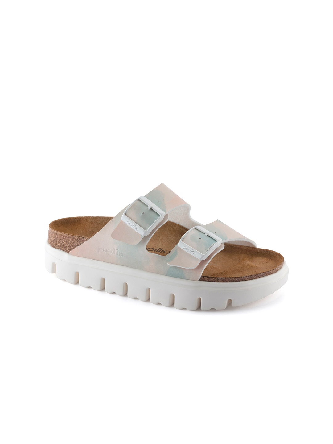Birkenstock Arizona Chunky Watercolor Pink/Blue Narrow Width Birko-Flor Two-Strap Sandals
Birkenstock Arizona Chunky Watercolor Pink/Blue Narrow Width Birko-Flor Two-Strap Sandals