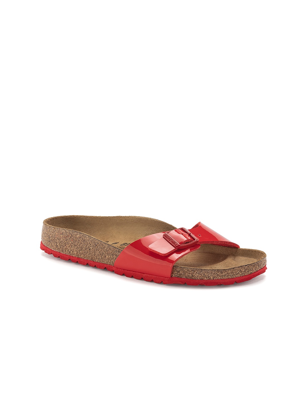 Birkenstock Women Madrid Narrow Width Open Toe Flats, Red