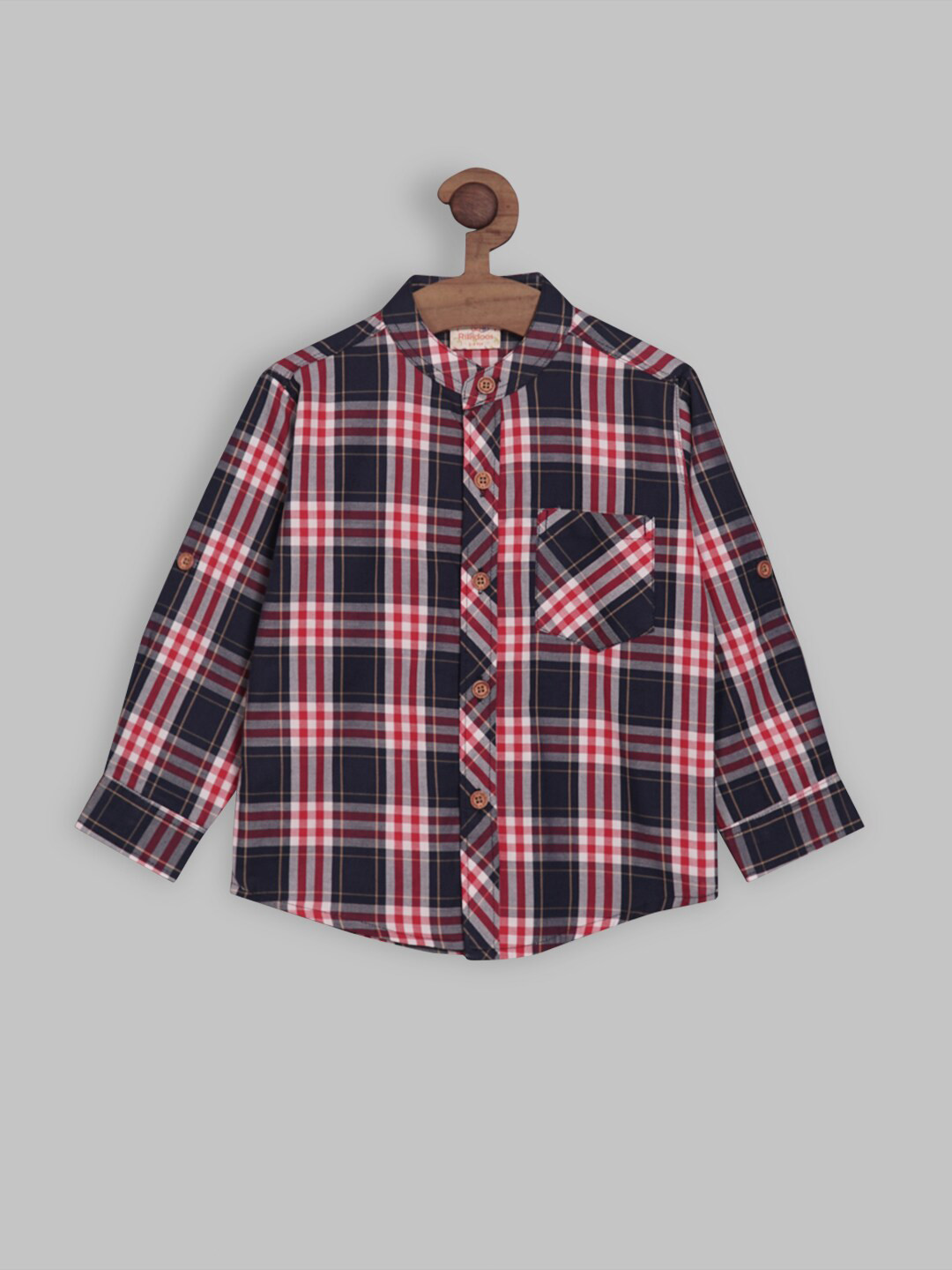 RIKIDOOS Boys Contemporary Tartan Printed Checked Casual Cotton Shirt, Navy blue
RIKIDOOS Boys Contemporary Tartan Printed Checked Casual Cotton Shirt, Navy blue