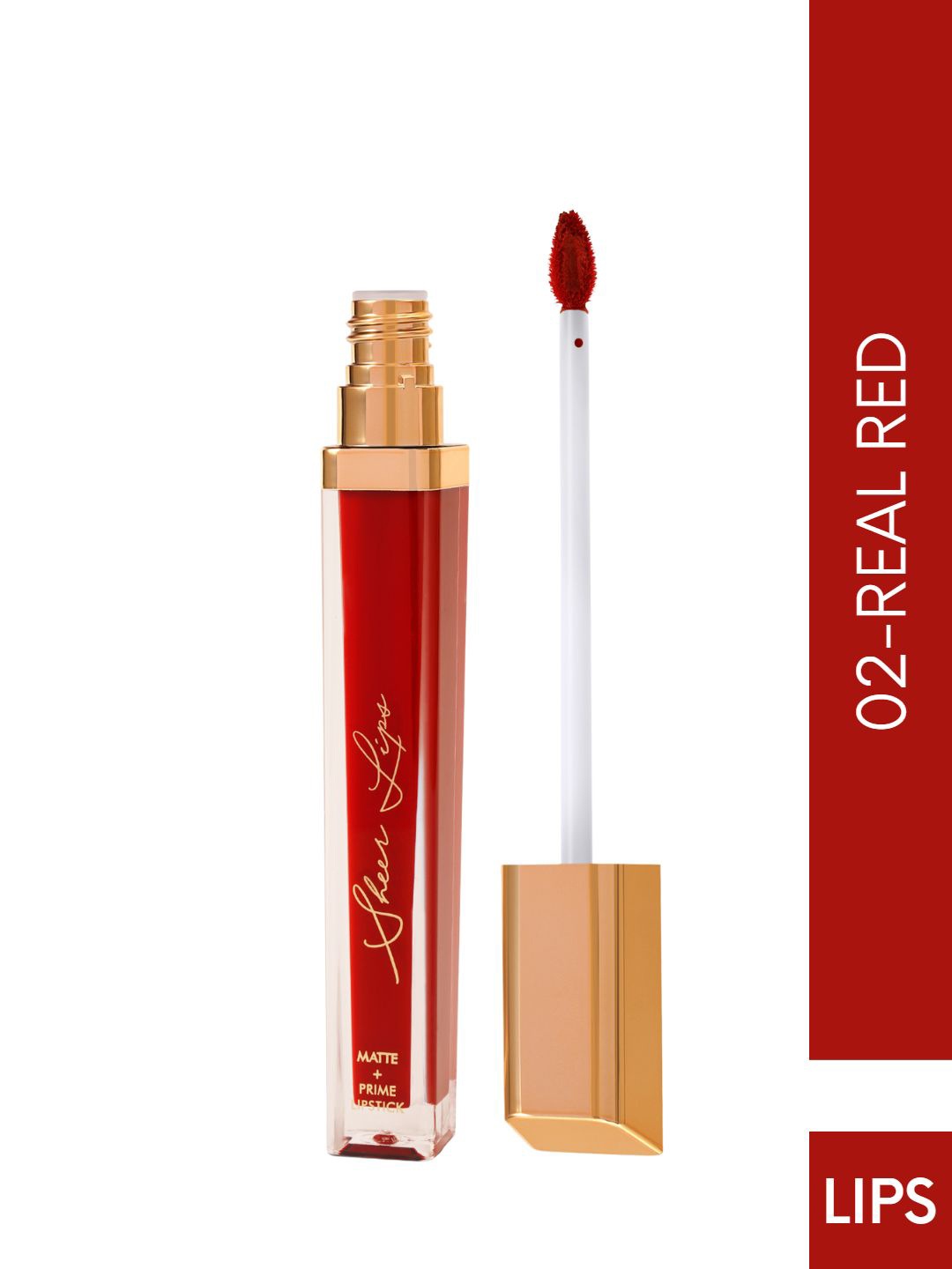 GLAM21 Sheer Lips Long Lasting & Transfer Proof Liquid Lipstick 8 ml-Real Red 02
GLAM21 Sheer Lips Long Lasting & Transfer Proof Liquid Lipstick 8 ml-Real Red 02