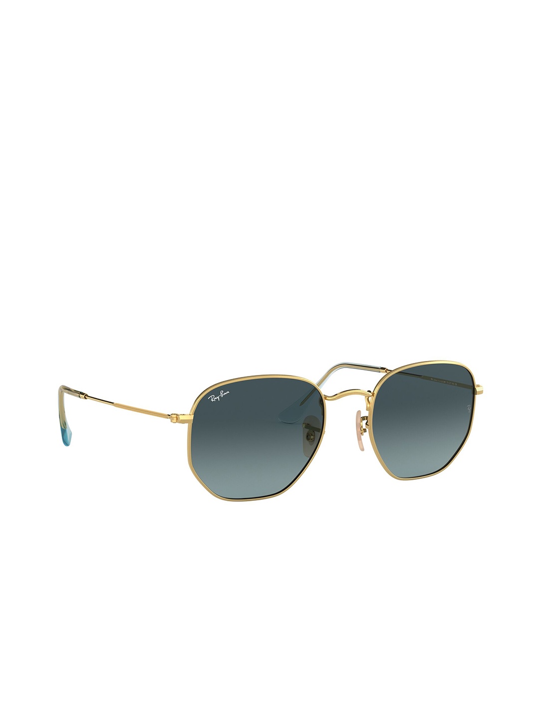 Ray-Ban Unisex Gradient Blue Lens Irregular Sunglasses - 0RB3548N91233M54, Gold
Ray-Ban Unisex Gradient Blue Lens Irregular Sunglasses - 0RB3548N91233M54, Gold
