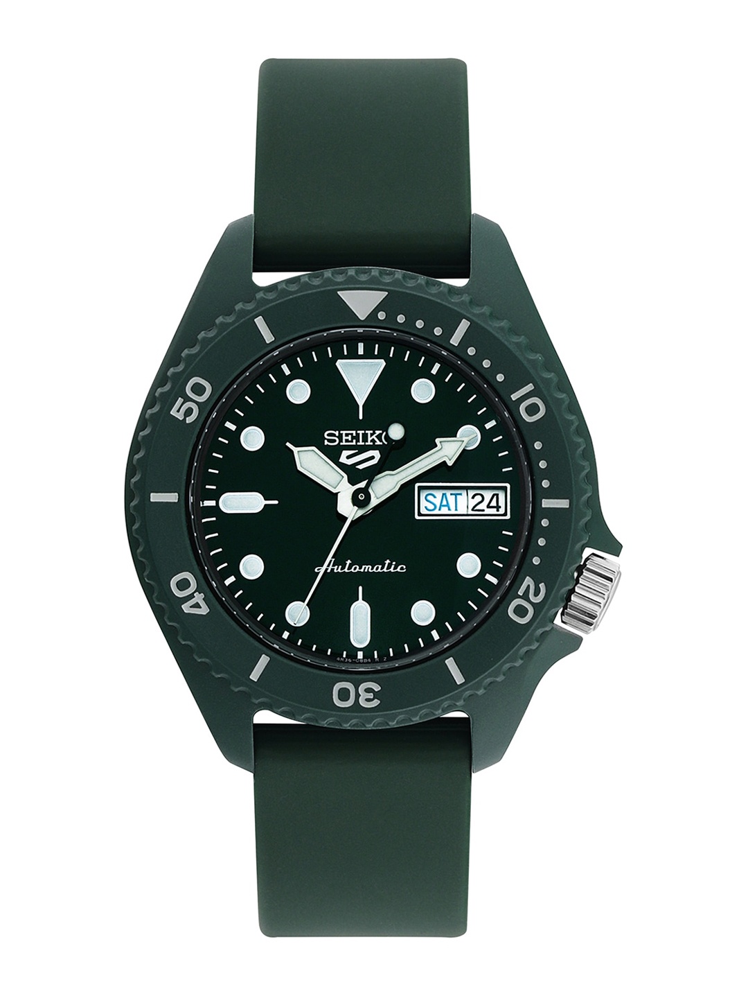 SEIKO Men Embellished Dial & Straps Analogue Automatic Motion Powered Watch SRPG83K1, Green
SEIKO Men Embellished Dial & Straps Analogue Automatic Motion Powered Watch SRPG83K1, Green