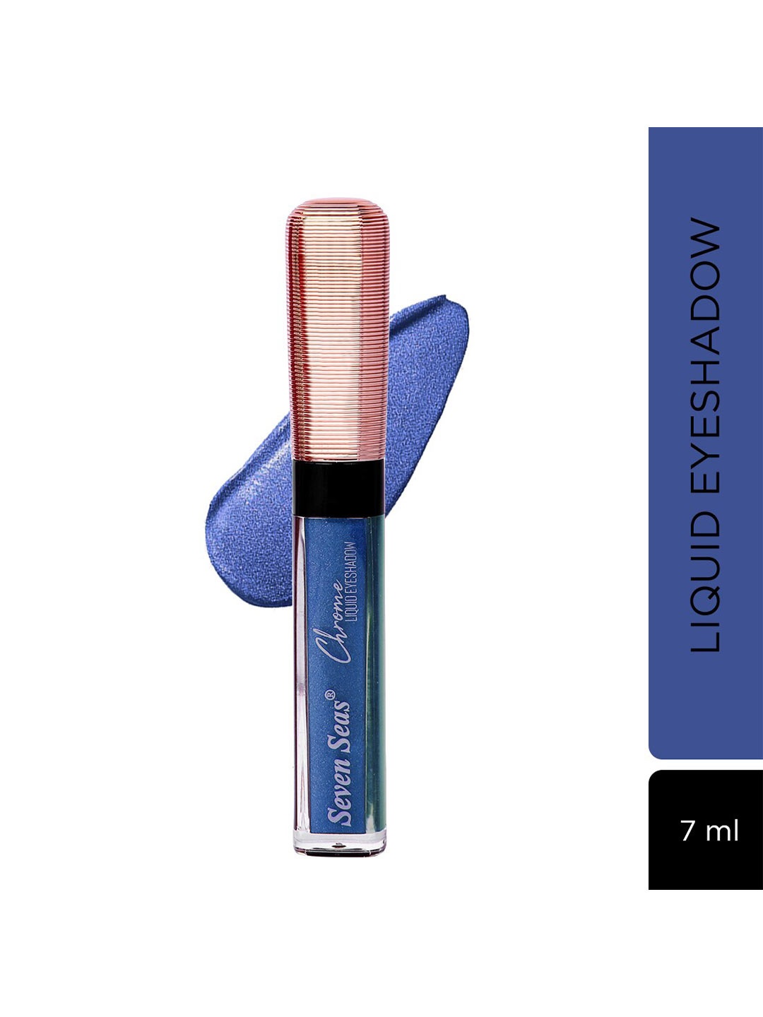 Seven Seas Chrome Long Lasting & Smudge-Proof Liquid Eyeshadow 7 ml - Chambray 105, Blue
Seven Seas Chrome Long Lasting & Smudge-Proof Liquid Eyeshadow 7 ml - Chambray 105, Blue