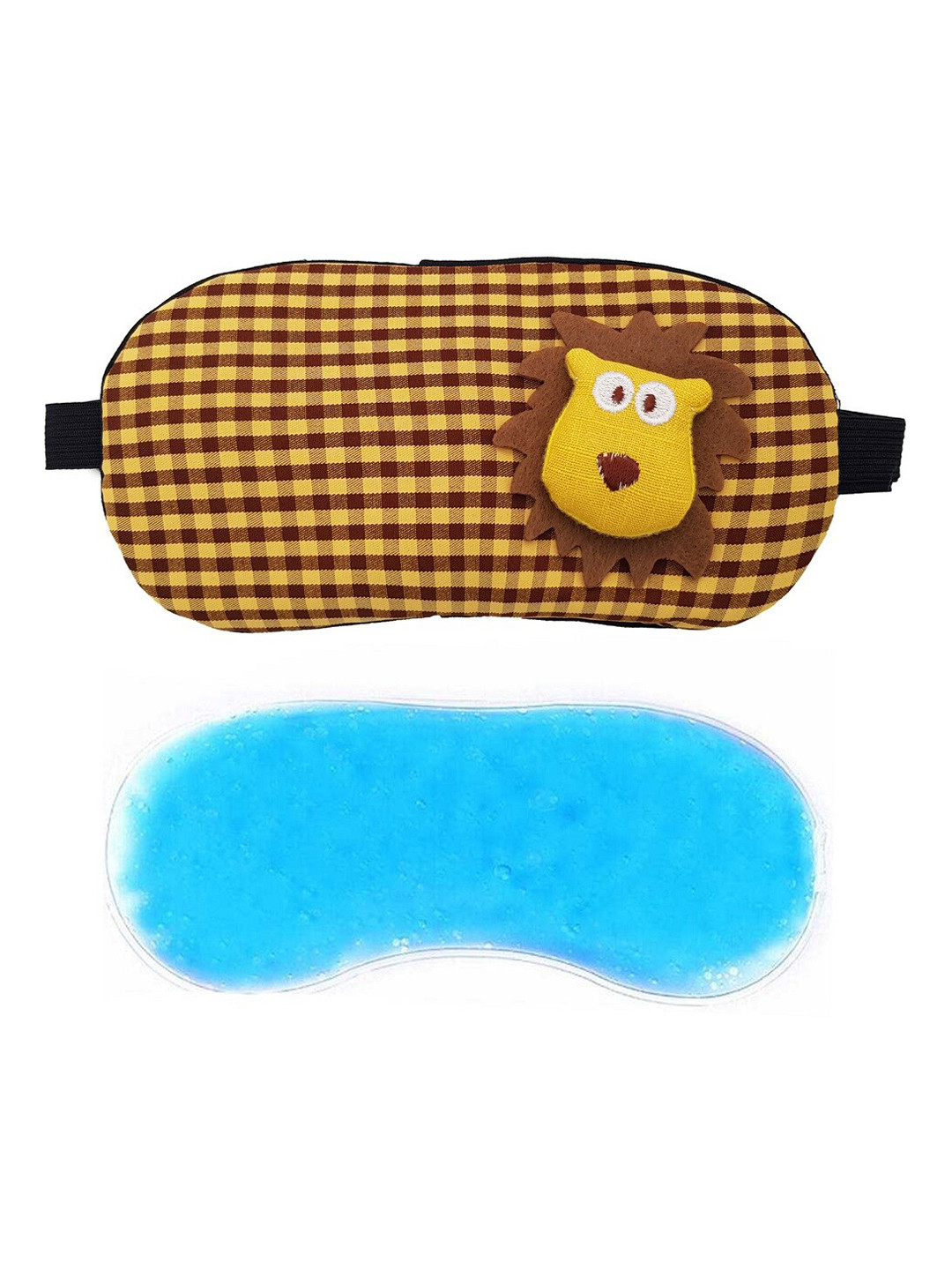 JENNA Cute Print Gel Sleeping Eye Mask With Cooling Ice Gel, Brown 
JENNA Cute Print Gel Sleeping Eye Mask With Cooling Ice Gel, Brown