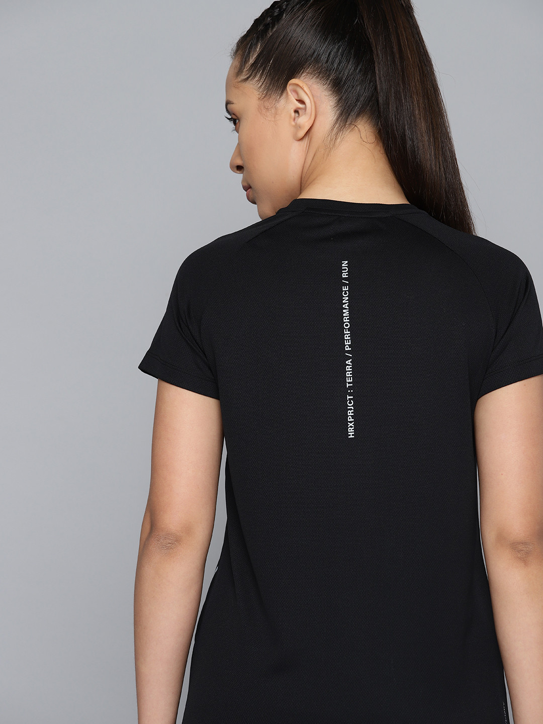 HRX by Hrithik Roshan Typography Printed Rapid-Dry Antimicrobial Running T-shirt, Black
HRX by Hrithik Roshan Typography Printed Rapid-Dry Antimicrobial Running T-shirt, Black