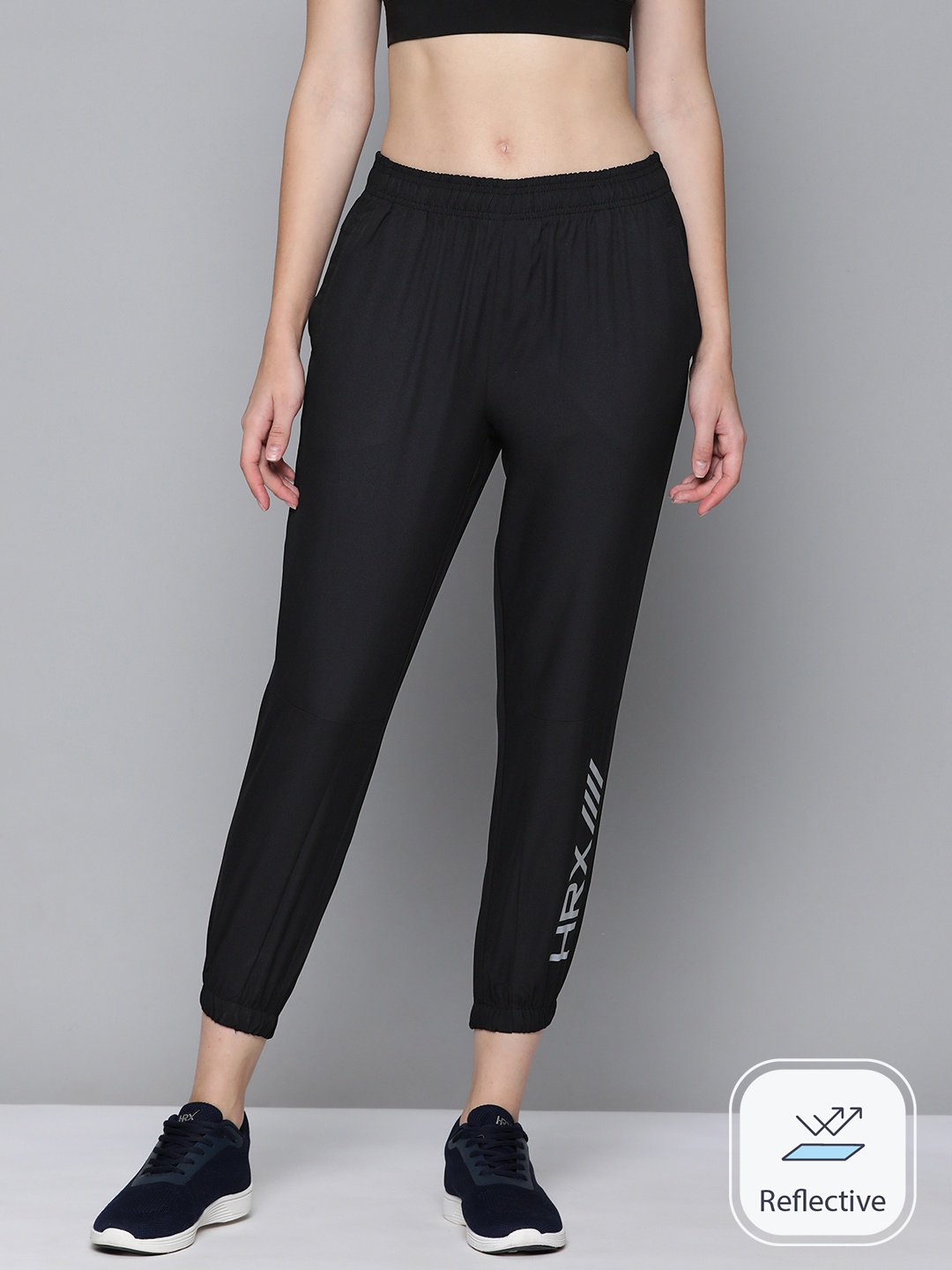 HRX by Hrithik Roshan Women Brand Logo Print Rapid-Dry Cropped Running Joggers, Black
HRX by Hrithik Roshan Women Brand Logo Print Rapid-Dry Cropped Running Joggers, Black
