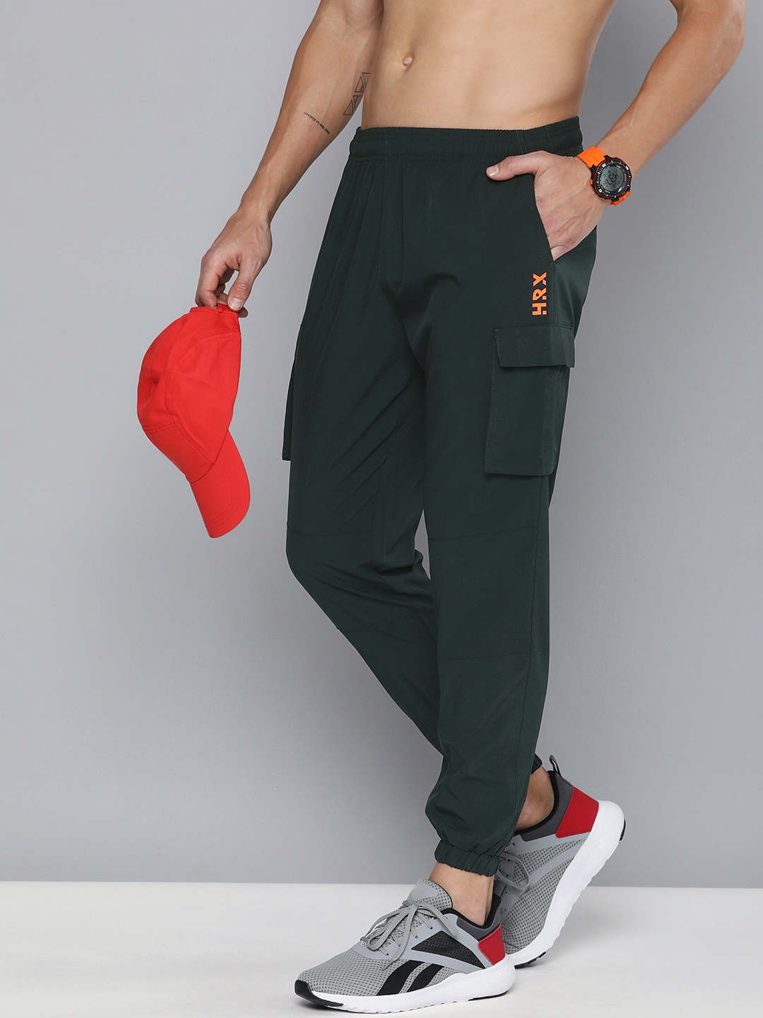 HRX by Hrithik Roshan Men Antimicrobial Finish Rapid-Dry Training Joggers Track Pants, Grey
HRX by Hrithik Roshan Men Antimicrobial Finish Rapid-Dry Training Joggers Track Pants, Grey