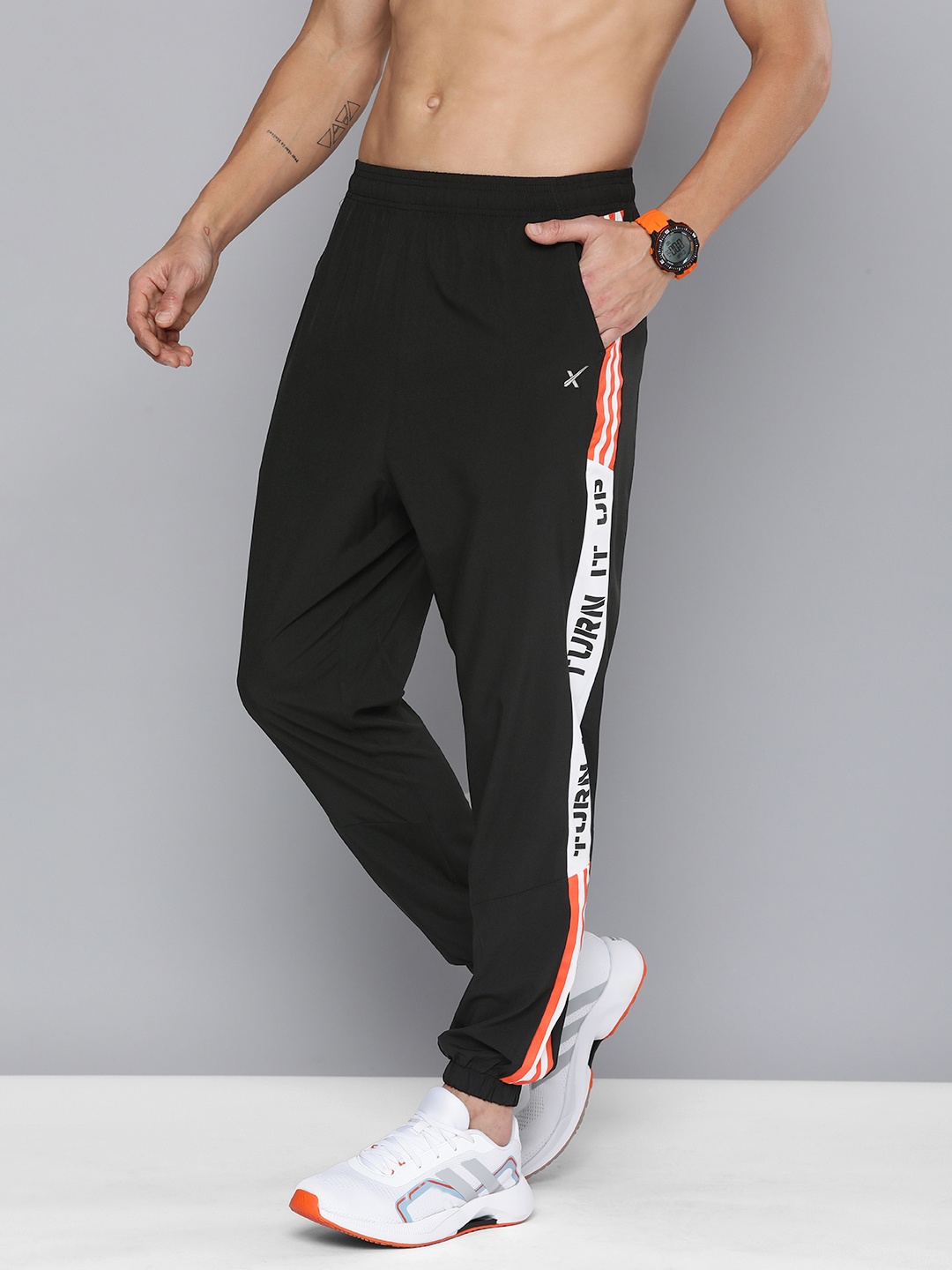 HRX by Hrithik Roshan Men Antimicrobial Finish Rapid-Dry Training Joggers Track Pants, Black
HRX by Hrithik Roshan Men Antimicrobial Finish Rapid-Dry Training Joggers Track Pants, Black