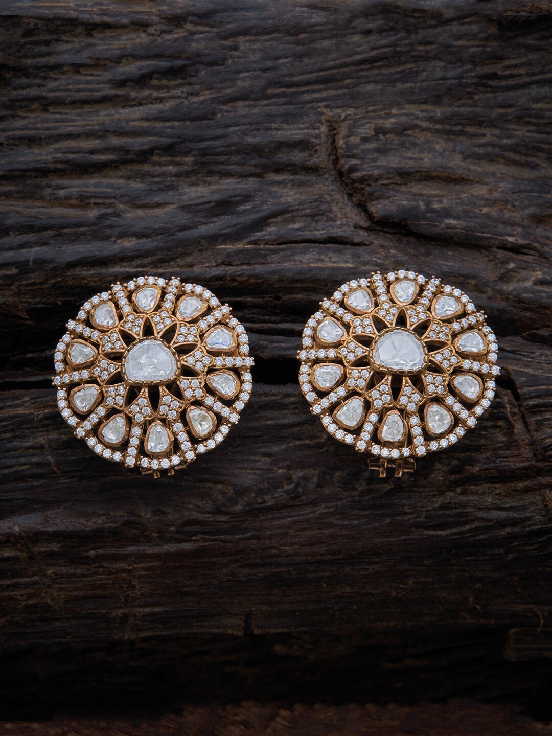 Kushal's Fashion Jewellery Gold-Plated 92.5 Pure Silver Cubic Zirconia Studs Earrings, White
Kushal's Fashion Jewellery Gold-Plated 92.5 Pure Silver Cubic Zirconia Studs Earrings, White
