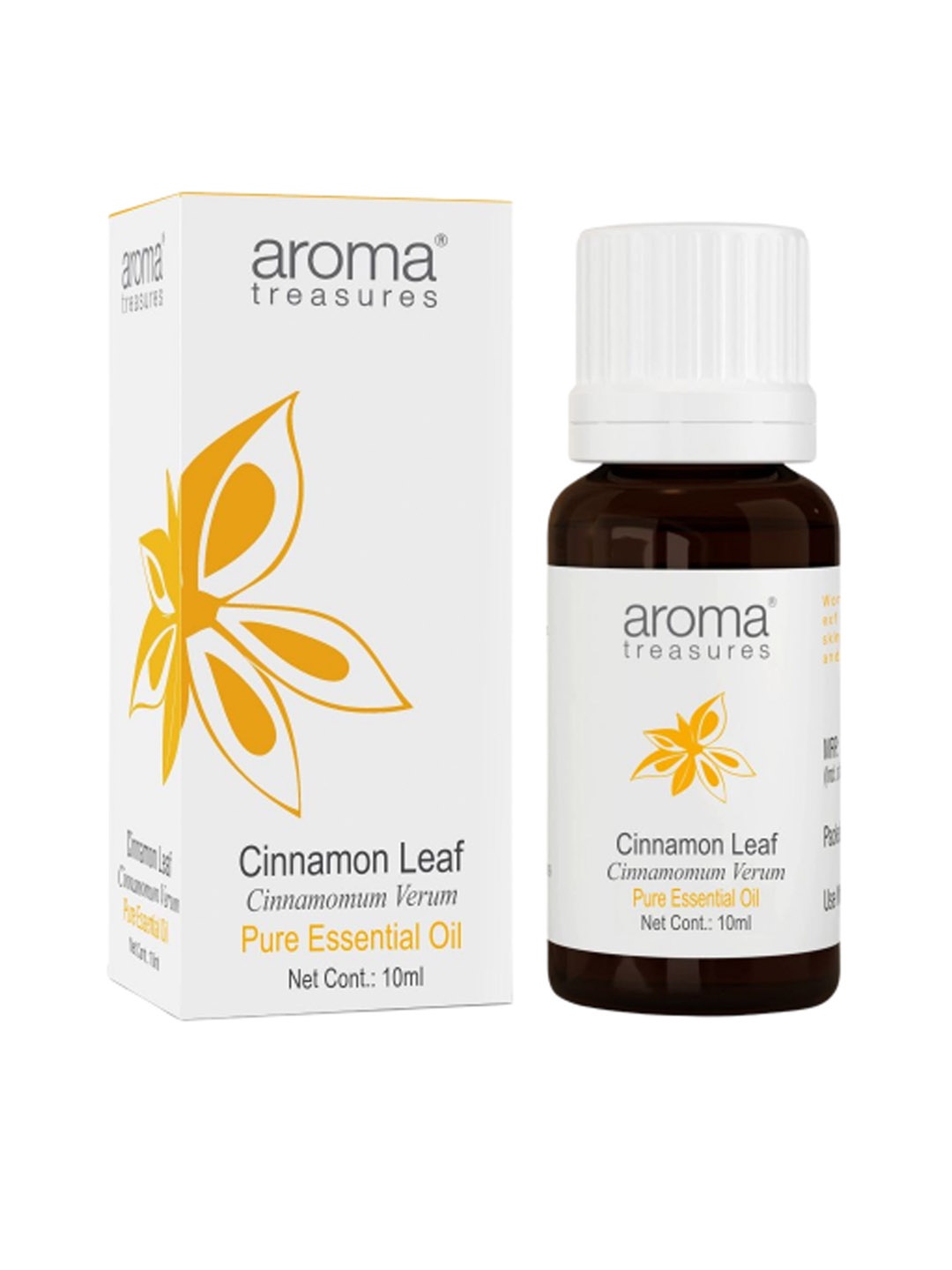 Aroma Treasures Cinnamon Leaf Vegan & Cruelty-Free Pure Essential Oil - 10 ml, White
Aroma Treasures Cinnamon Leaf Vegan & Cruelty-Free Pure Essential Oil - 10 ml, White