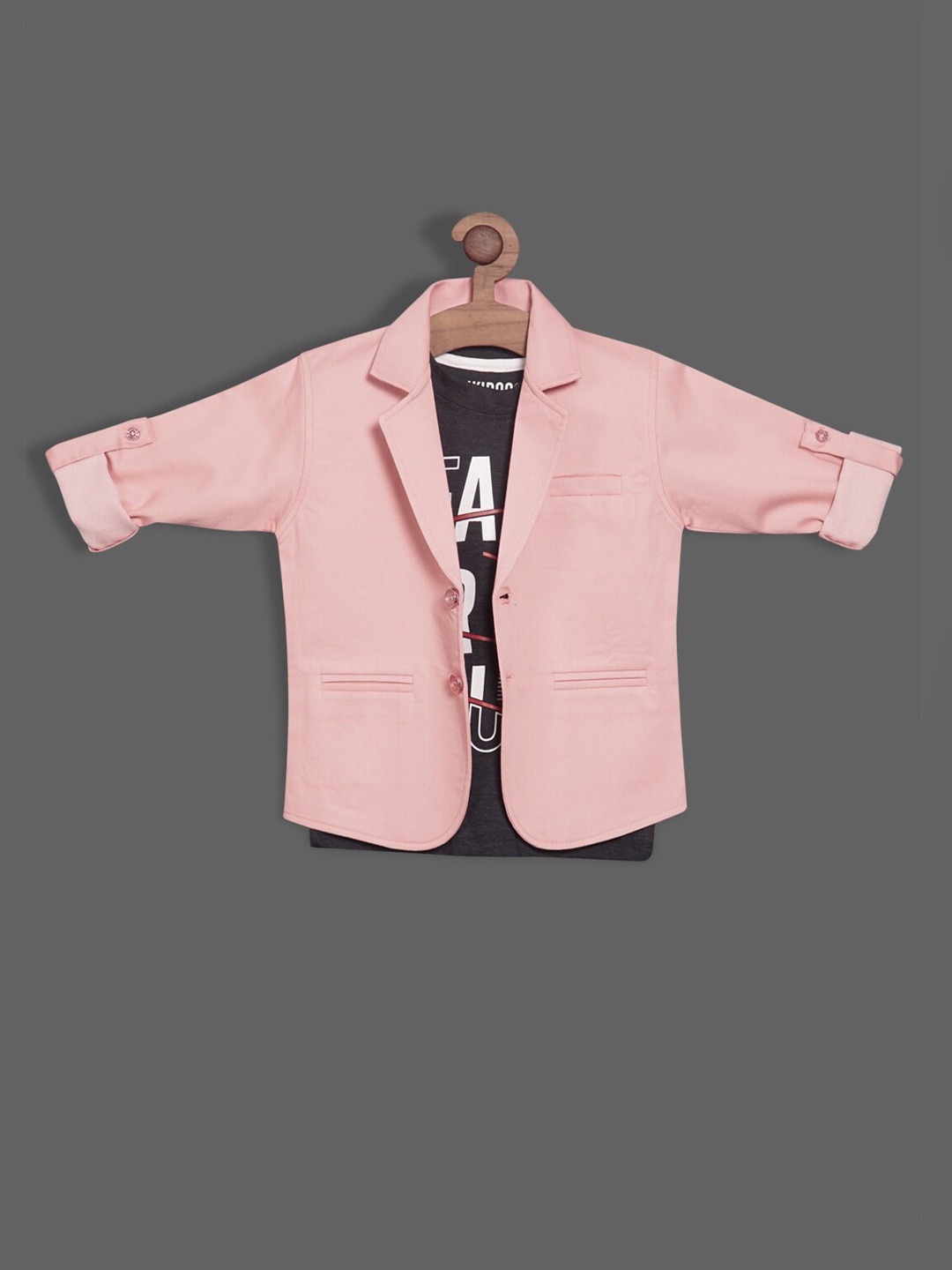 RIKIDOOS Boys Single-Breasted Cotton Smart-Fit Casual Blazers With Printed T-Shirt, Peach
RIKIDOOS Boys Single-Breasted Cotton Smart-Fit Casual Blazers With Printed T-Shirt, Peach