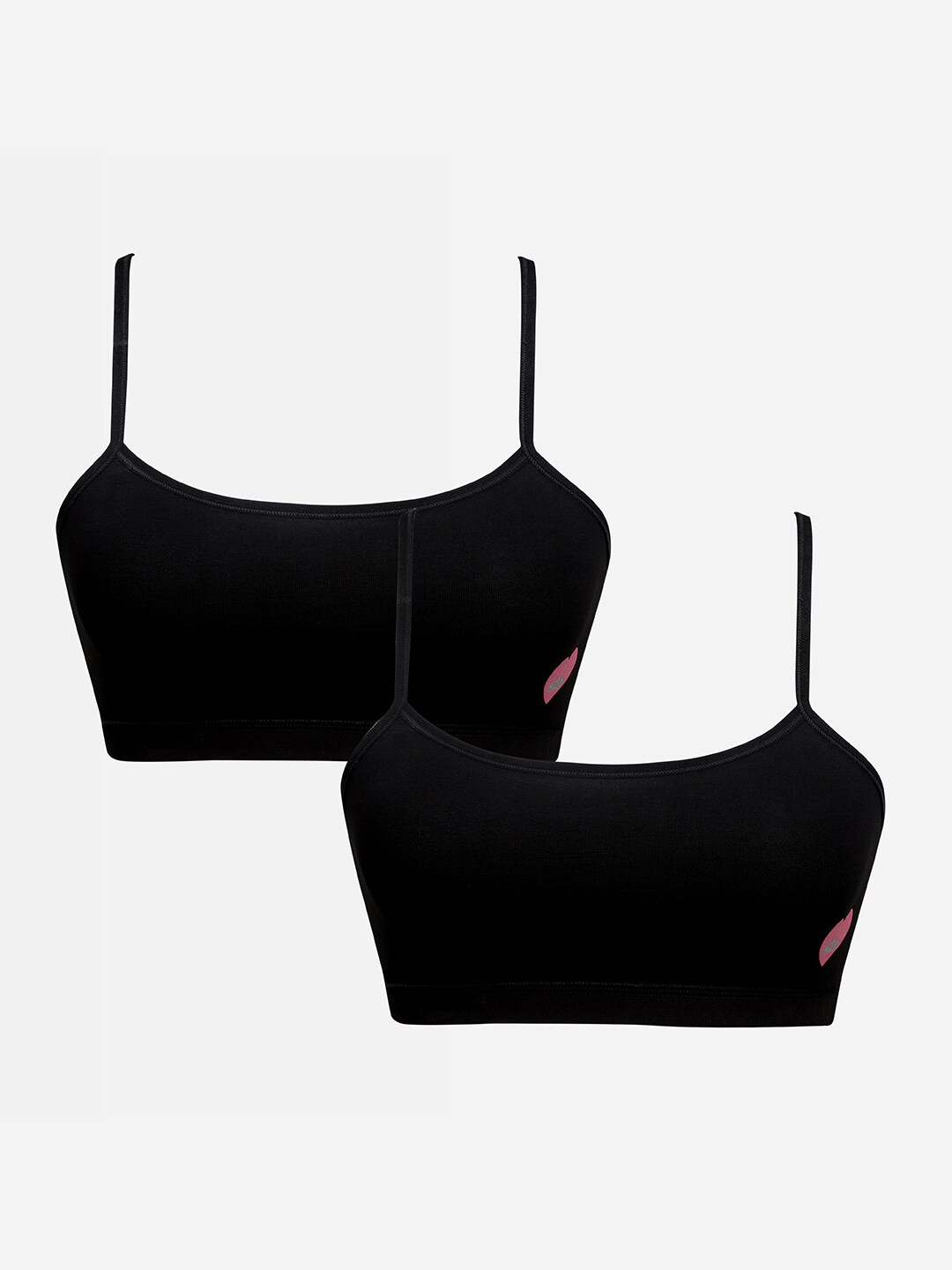 Sillysally Girls Pack of 2 Seamless Double Layer All Day Comfort Beginners Sports Bra, Black
Sillysally Girls Pack of 2 Seamless Double Layer All Day Comfort Beginners Sports Bra, Black