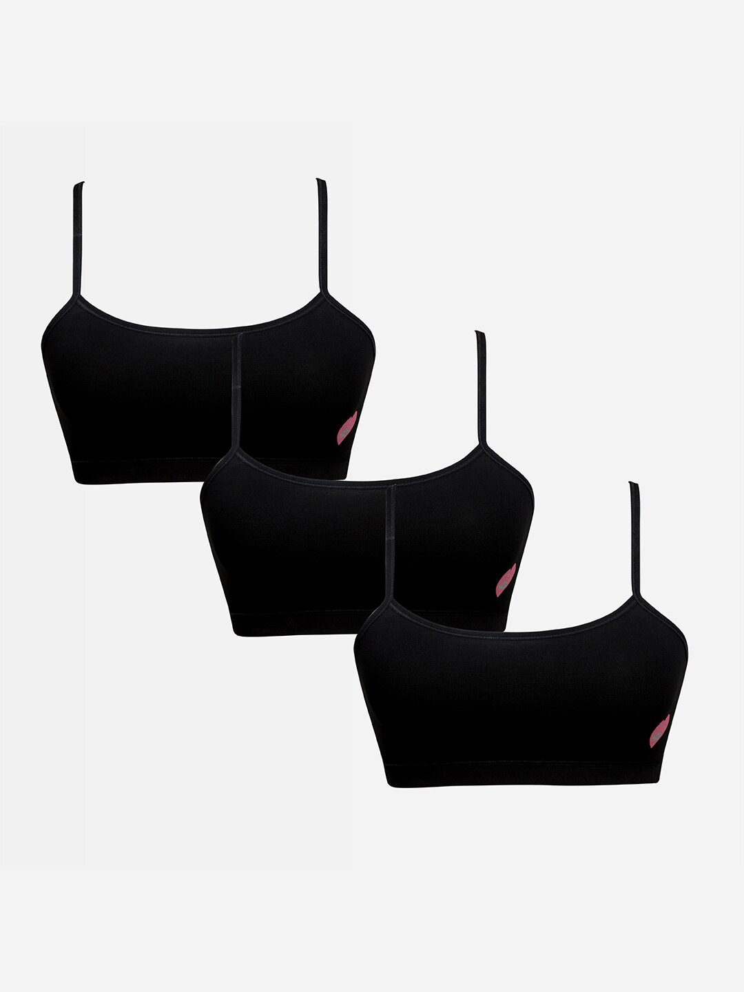Sillysally Girls Pack of 3 Seamless Double Layer All Day Comfort Beginners Sports Bra, Black
Sillysally Girls Pack of 3 Seamless Double Layer All Day Comfort Beginners Sports Bra, Black