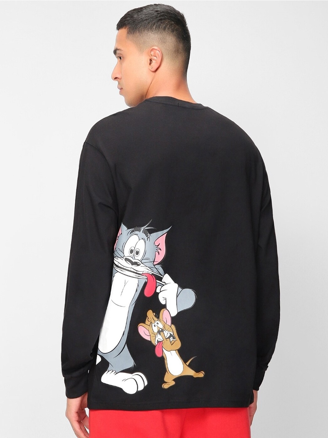 Bewakoof Men Tom & Jerry Best Of Frenimies Graphic Printed Oversized Cotton T-shirt, Black
Bewakoof Men Tom & Jerry Best Of Frenimies Graphic Printed Oversized Cotton T-shirt, Black