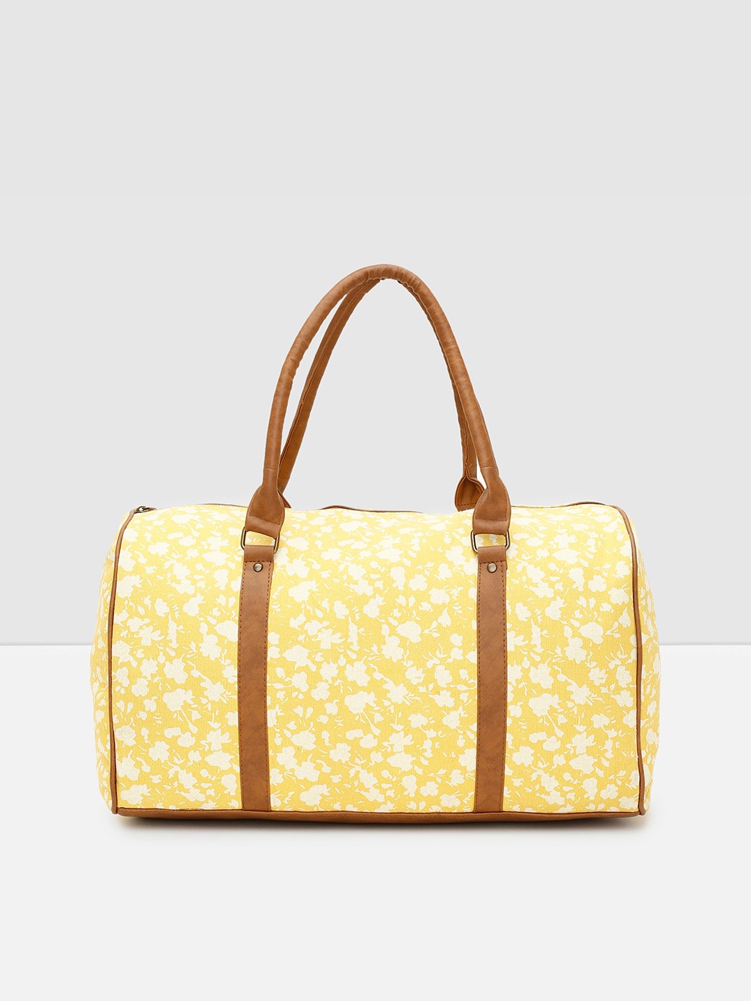 max Oversized Structured Handheld Bag, Mustard