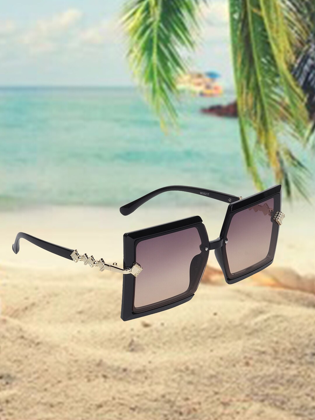 CELEBRITY SUNGLASSES Square Sunglasses with UV Protected Lens- CLSG-5217-08, Purple
CELEBRITY SUNGLASSES Square Sunglasses with UV Protected Lens- CLSG-5217-08, Purple