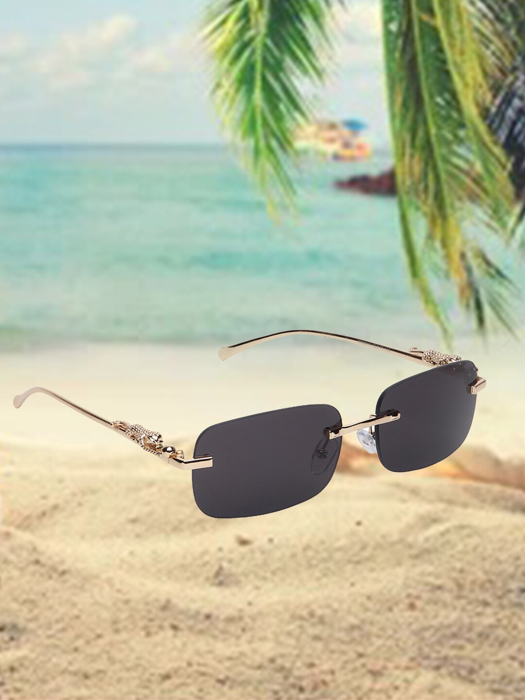 CELEBRITY SUNGLASSES Rectangle Sunglasses With UV Protected Lens CLSG-98012-04, Gold
CELEBRITY SUNGLASSES Rectangle Sunglasses With UV Protected Lens CLSG-98012-04, Gold