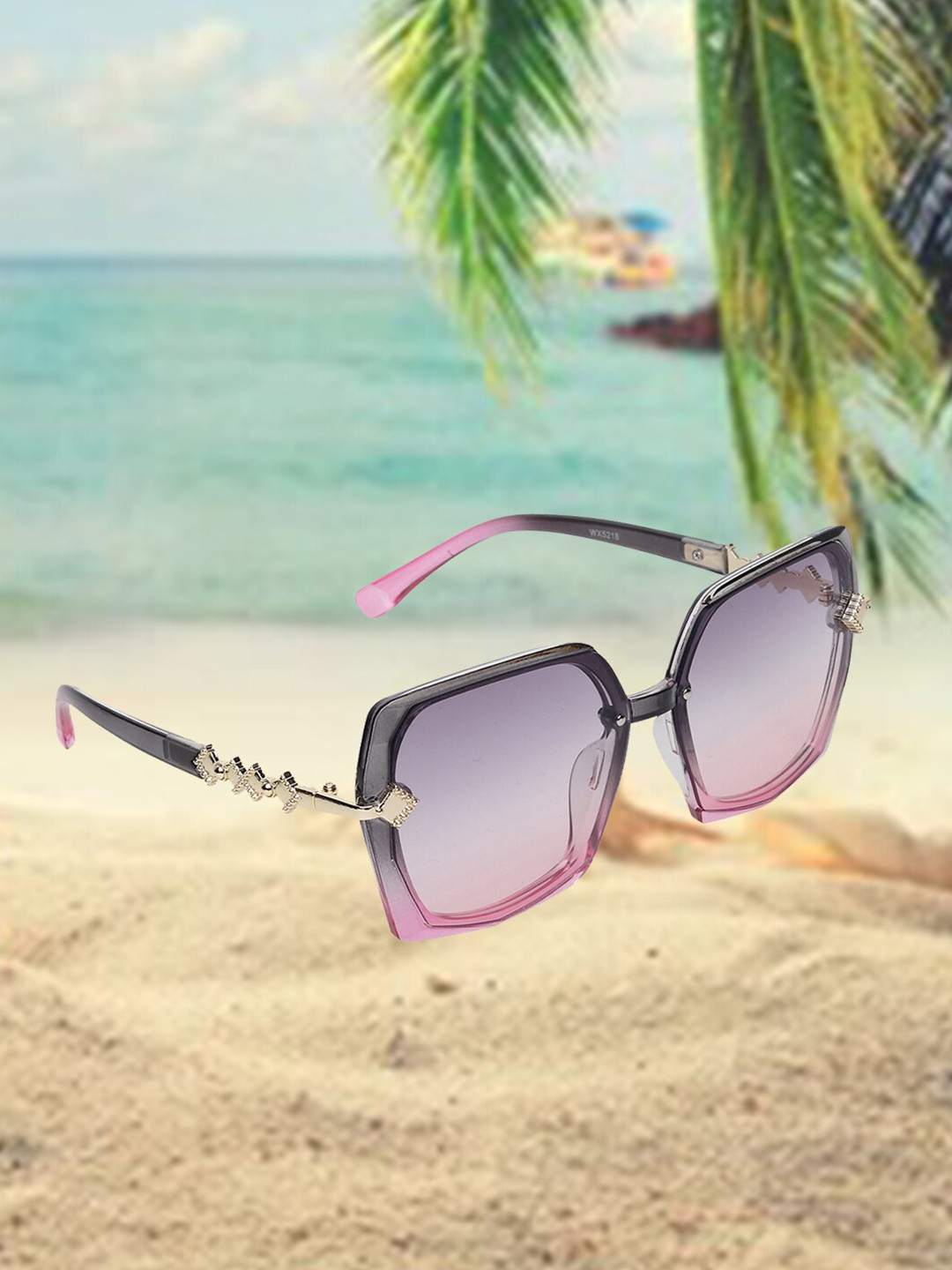 CELEBRITY SUNGLASSES Square Sunglasses With UV Protected Lens CLSG-5218-07, Purple
CELEBRITY SUNGLASSES Square Sunglasses With UV Protected Lens CLSG-5218-07, Purple