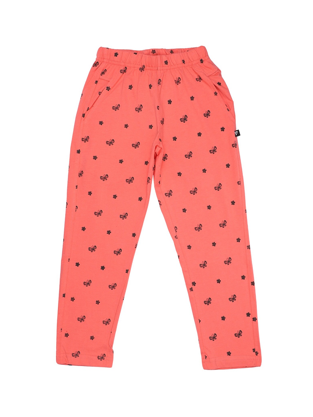 PROTEENS Kids Girls Printed Lounge Pants, Red